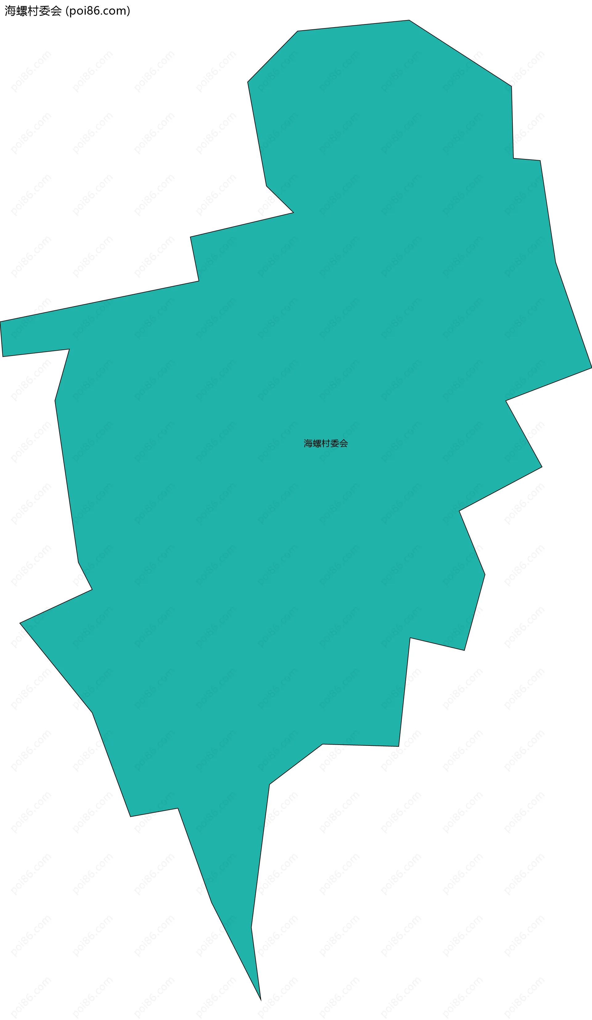 海螺村委会边界地图