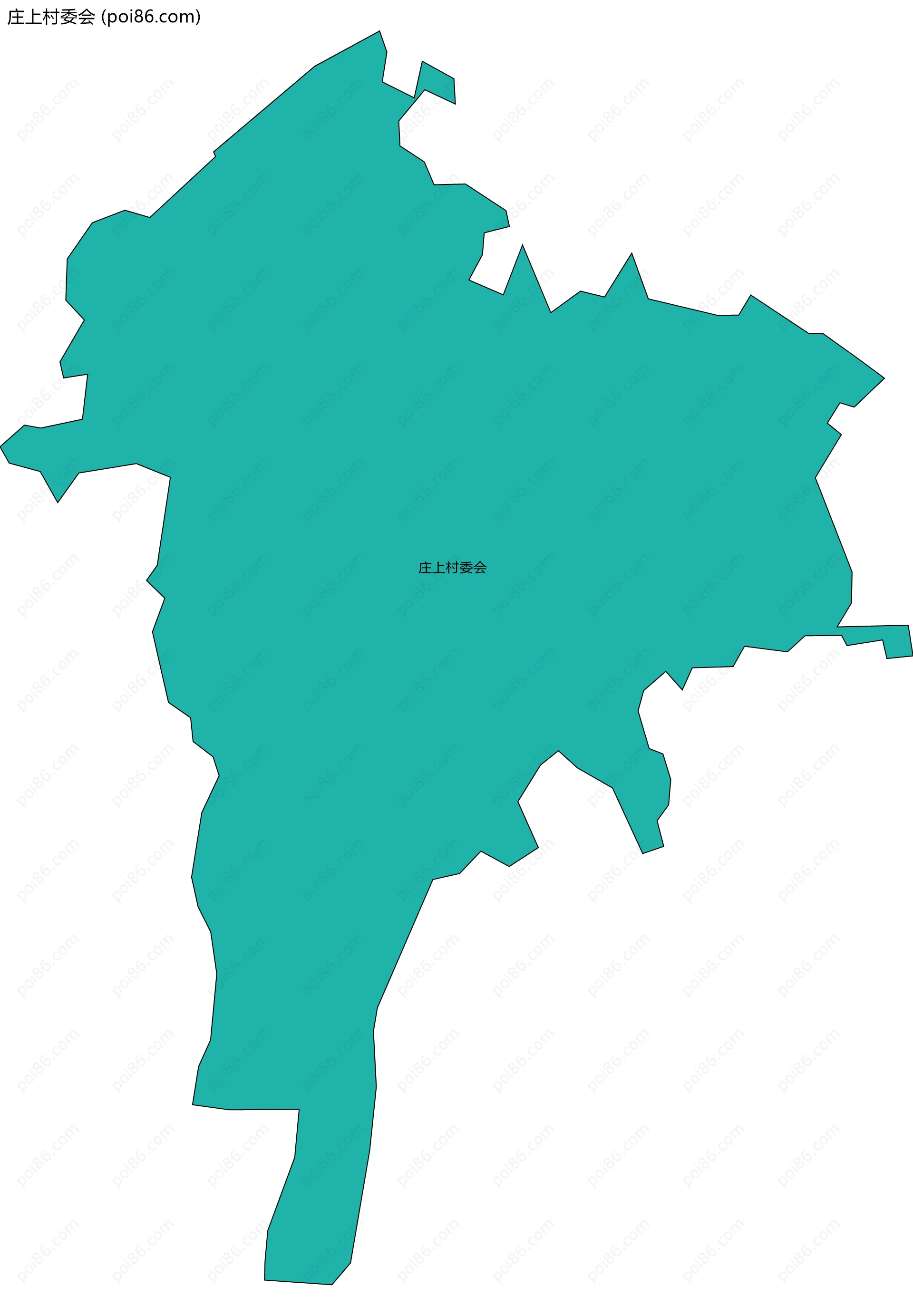 庄上村委会边界地图