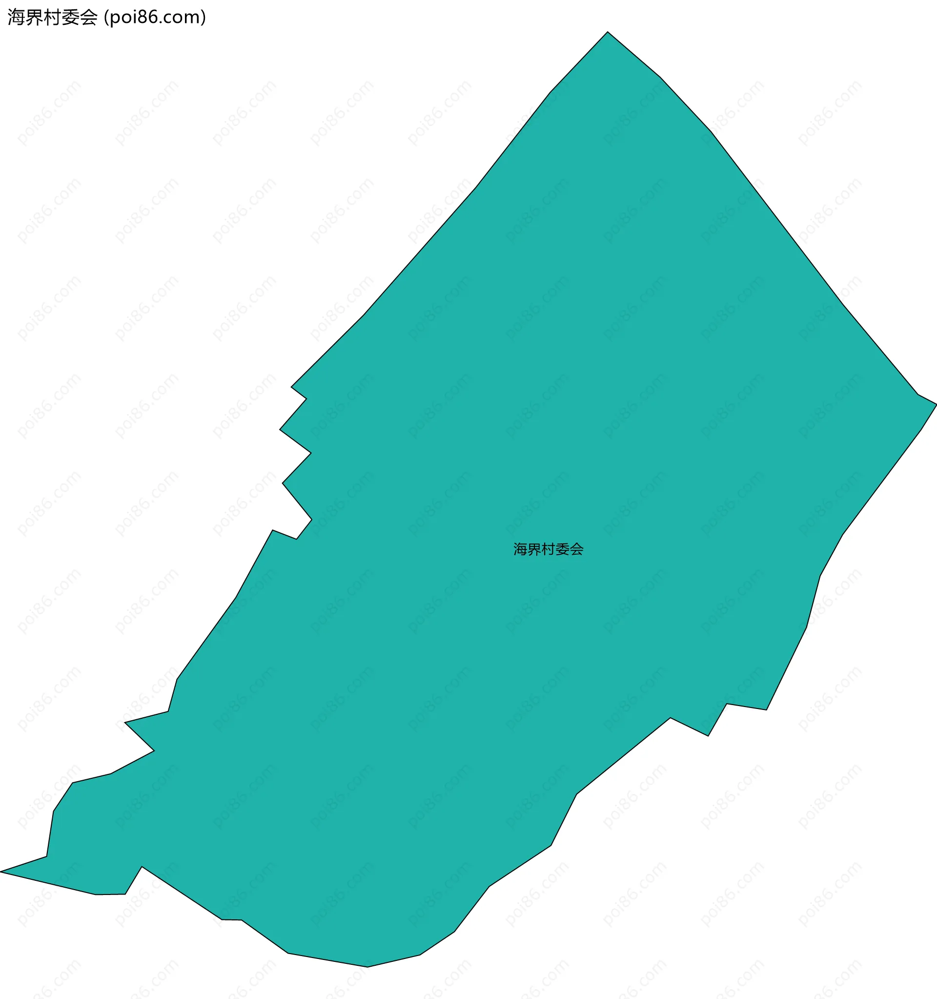 海界村委会边界地图