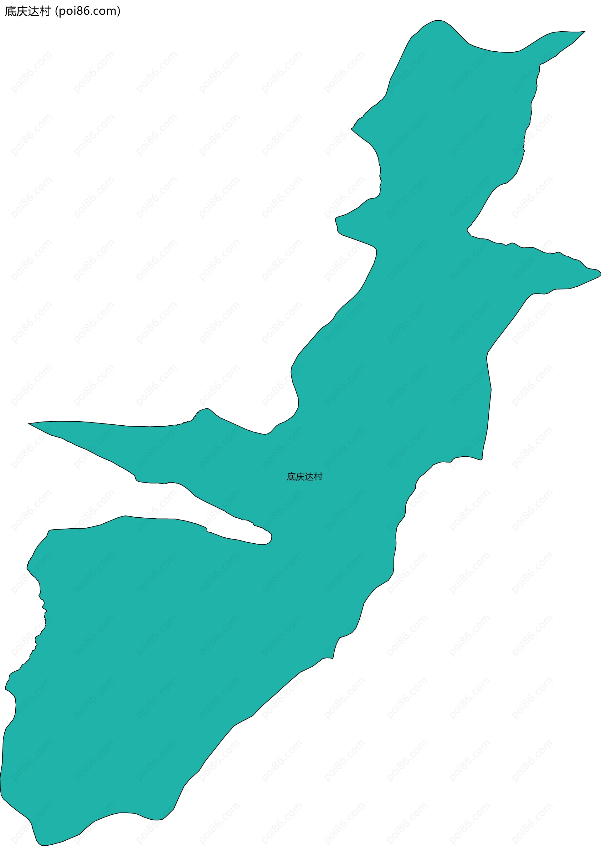 底庆达村边界地图