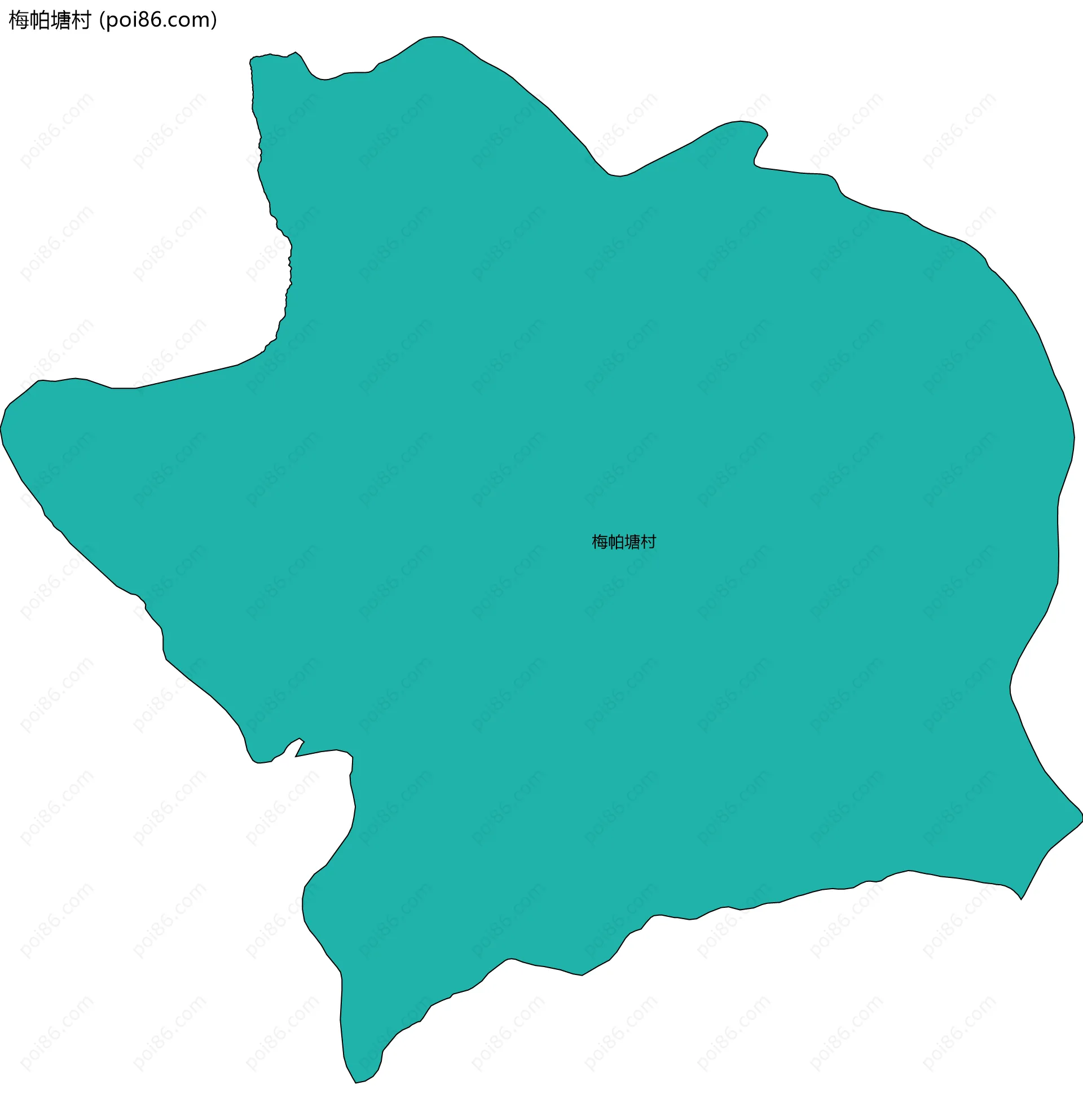 梅帕塘村边界地图