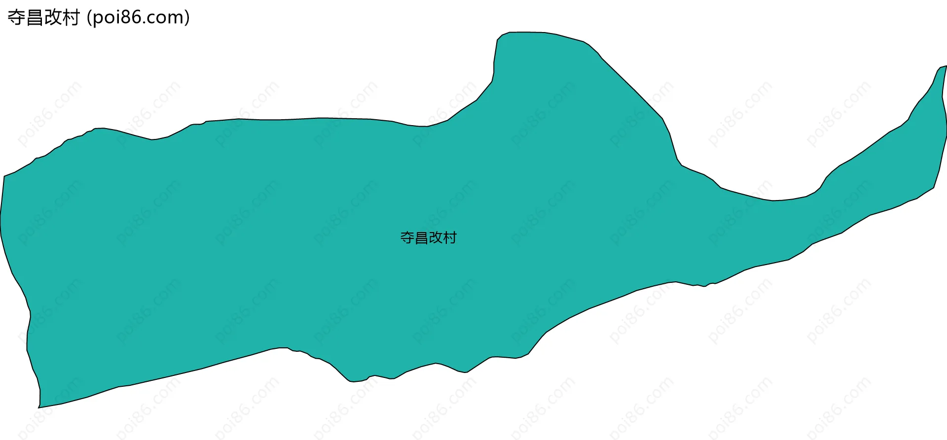 夺昌改村边界地图