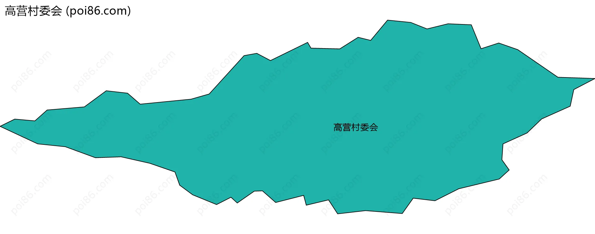 高营村委会边界地图