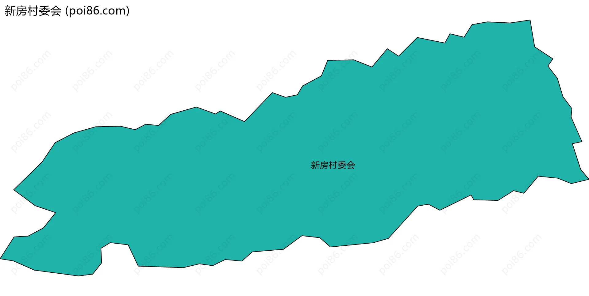 新房村委会边界地图