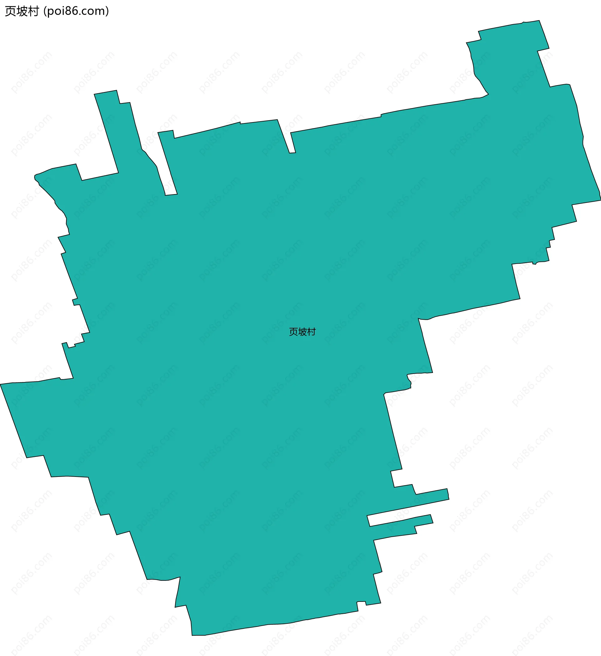 页坡村边界地图