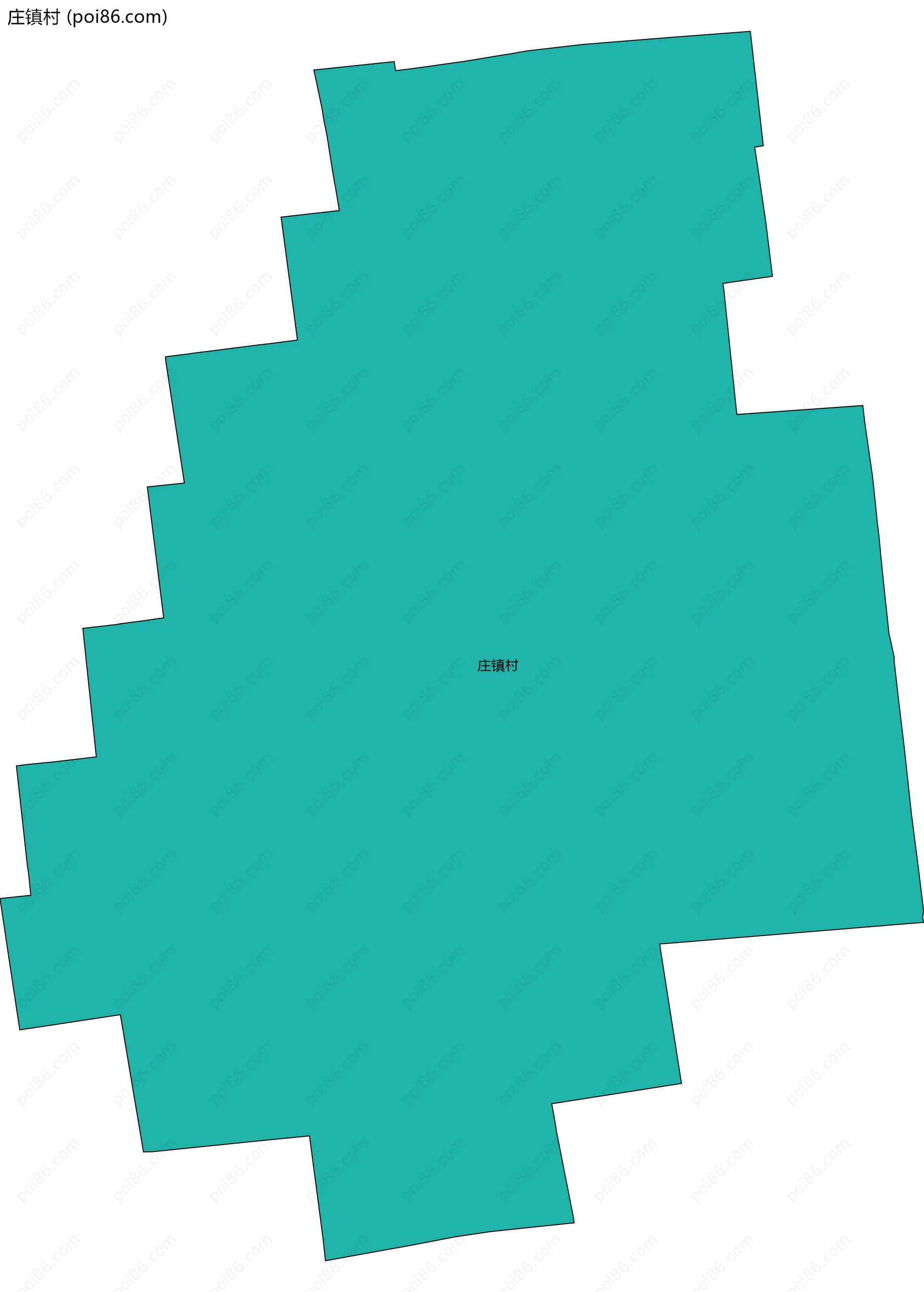 庄镇村边界地图