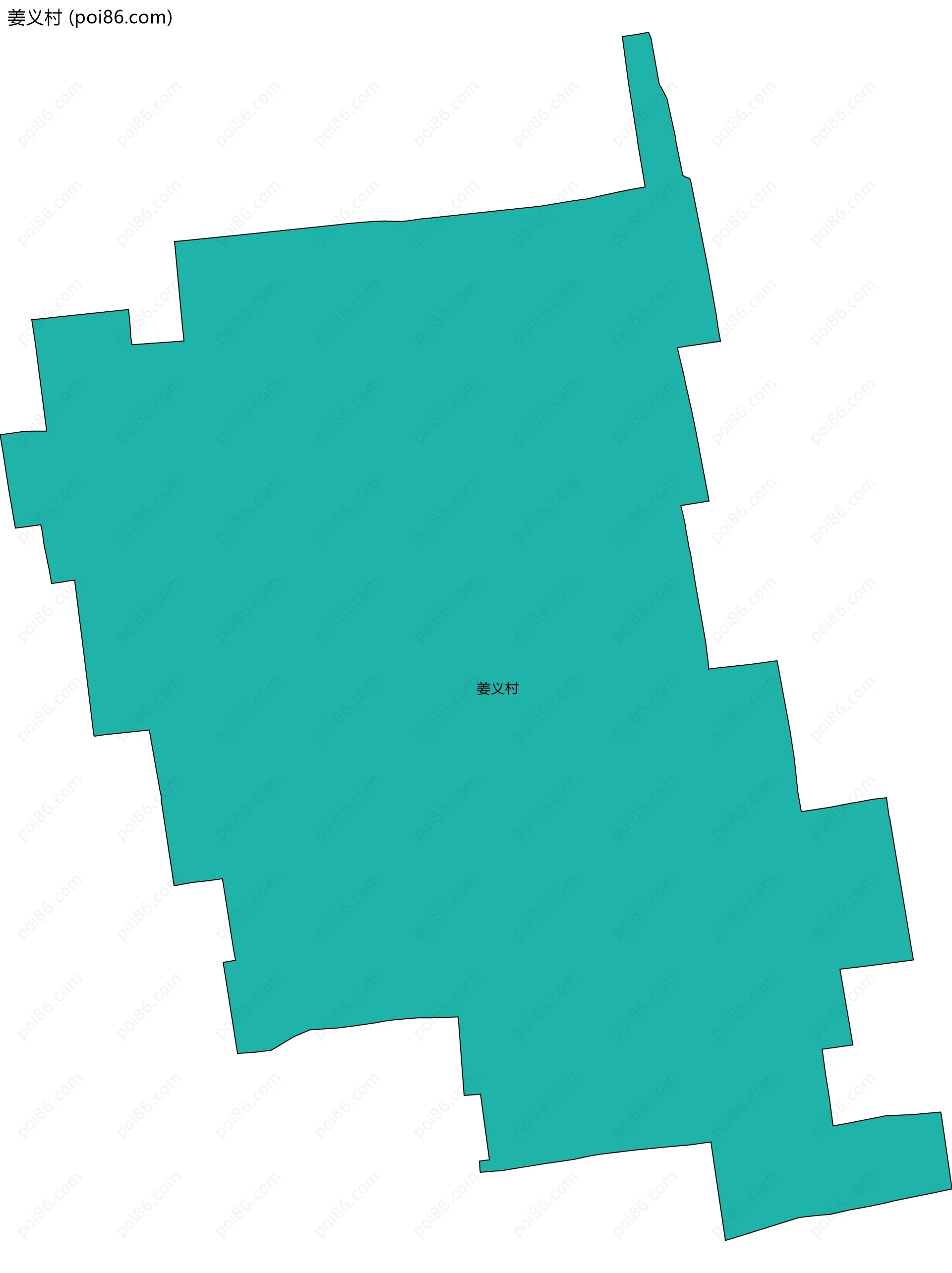 姜义村边界地图