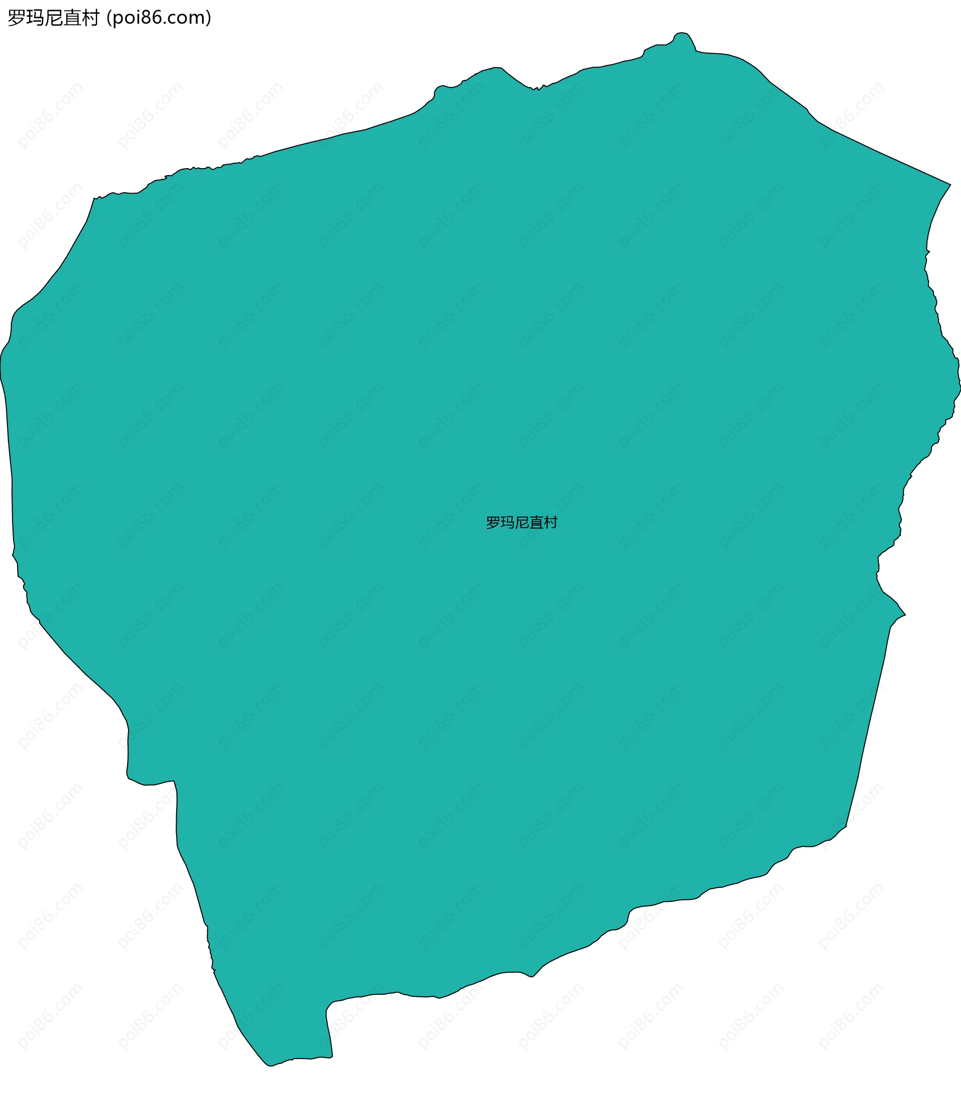 罗玛尼直村边界地图