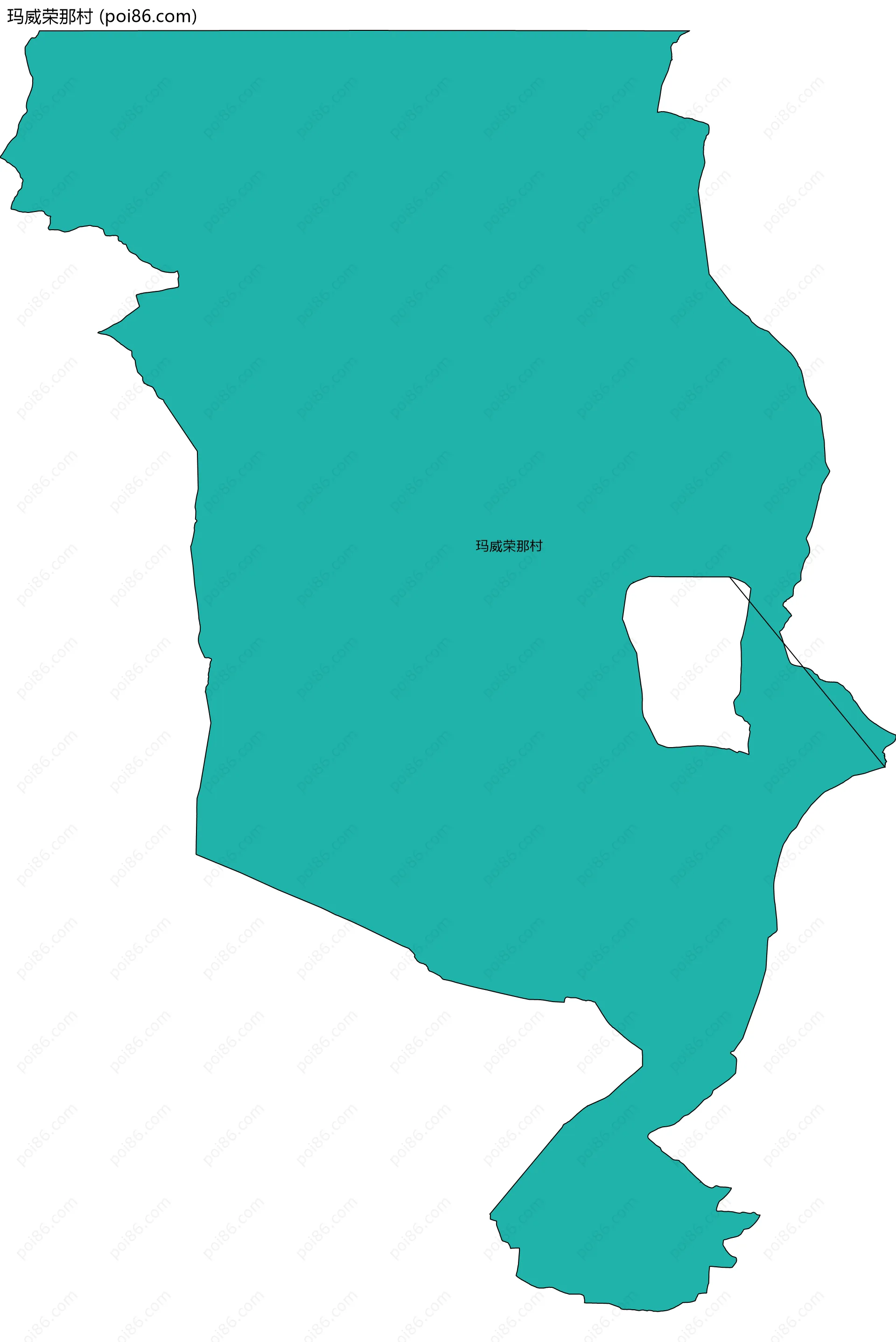 玛威荣那村边界地图