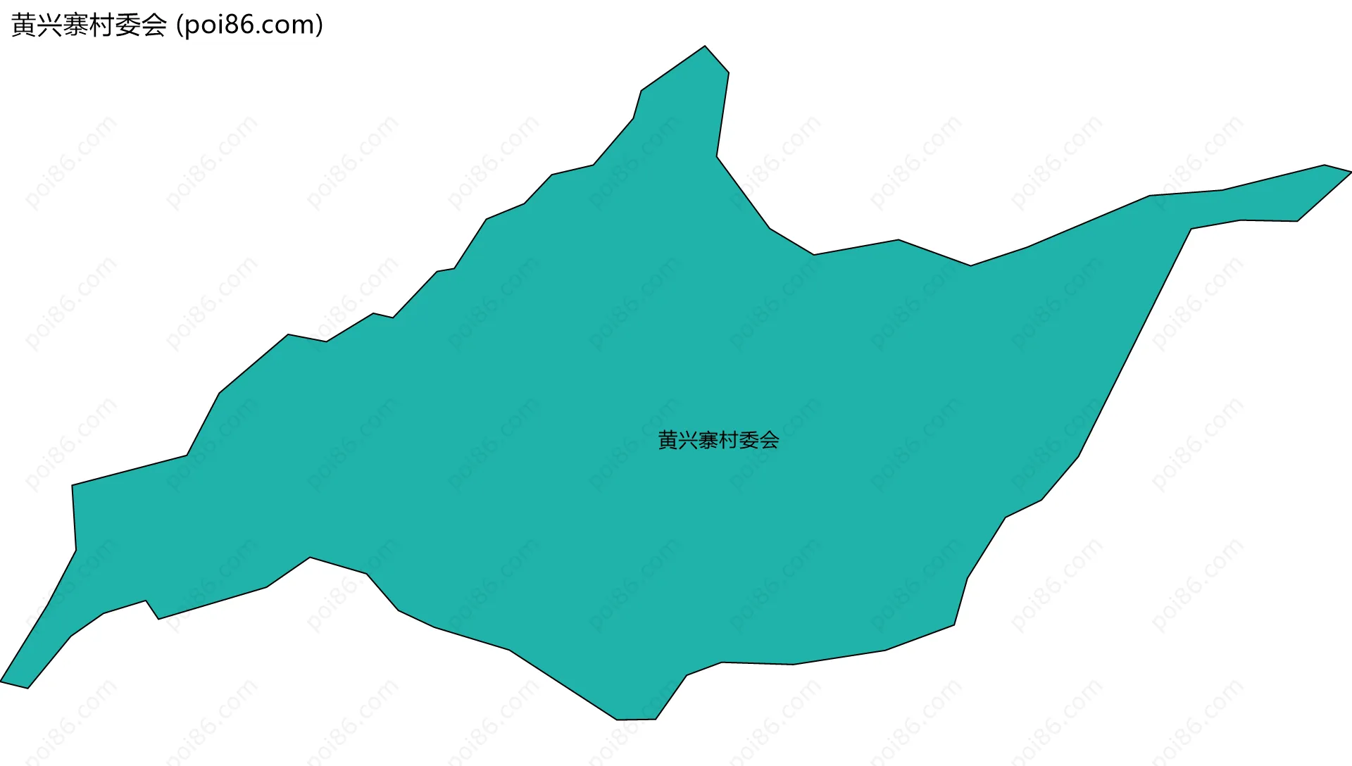 黄兴寨村委会边界地图