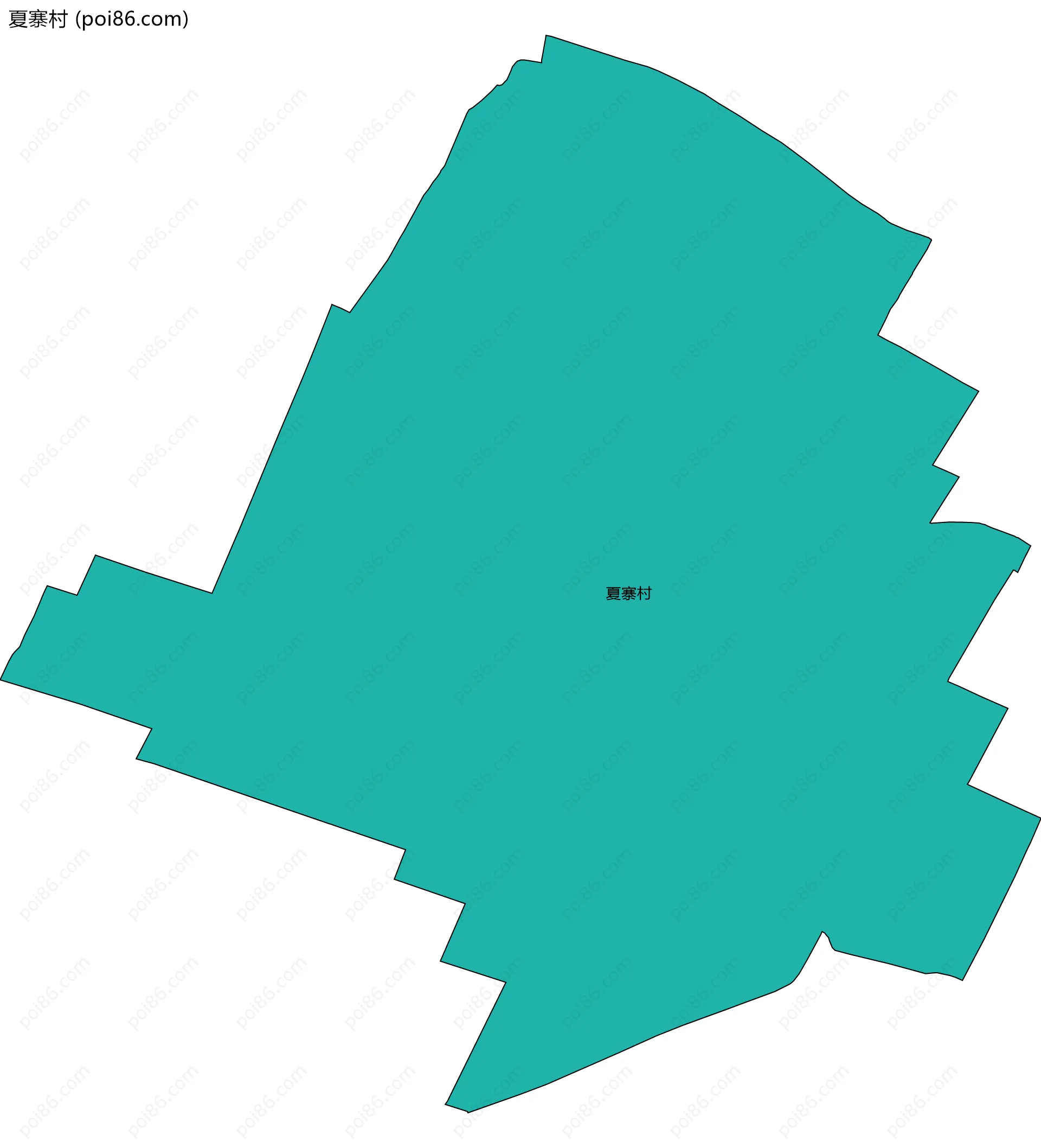 夏寨村边界地图