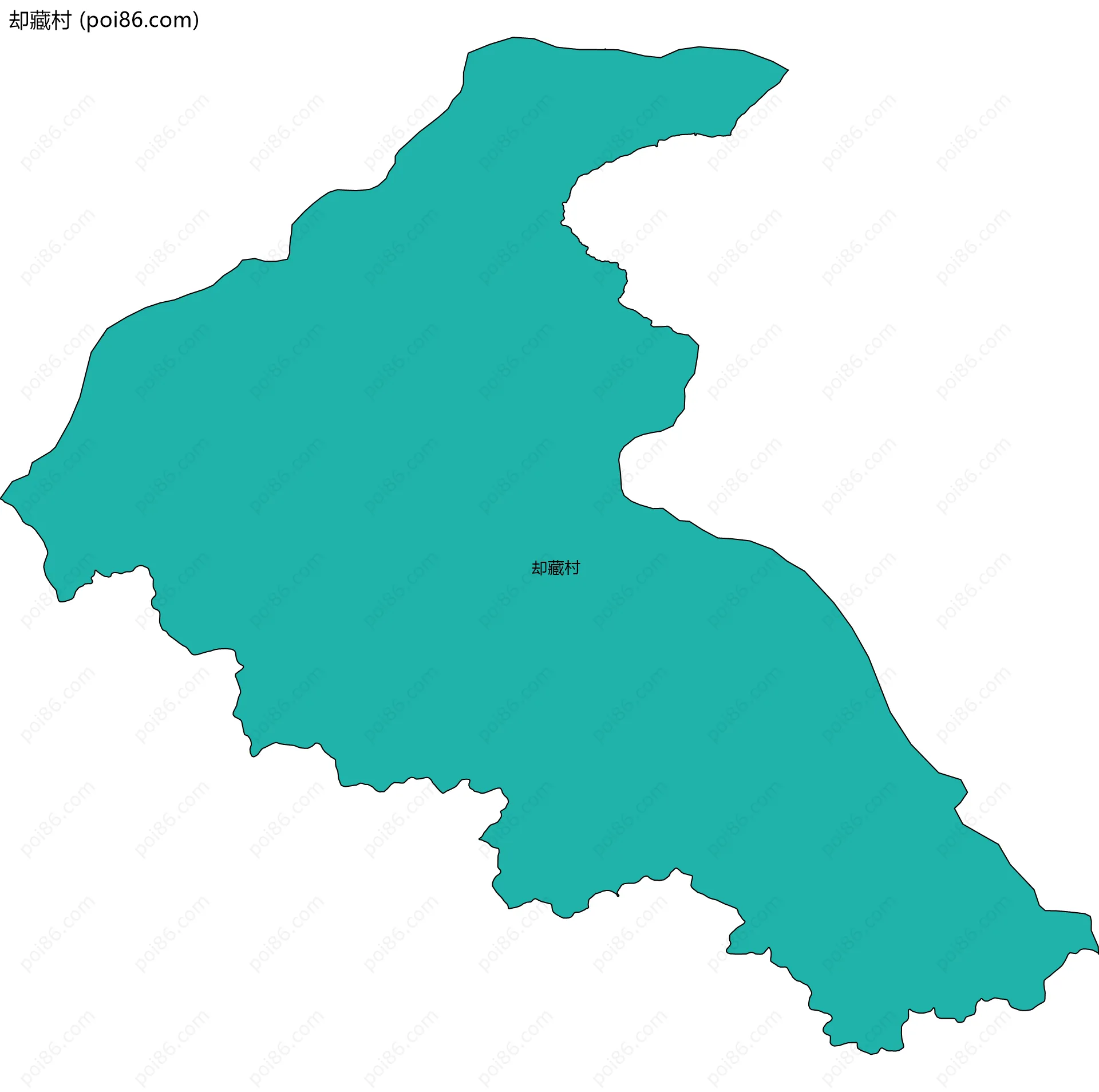 却藏村边界地图