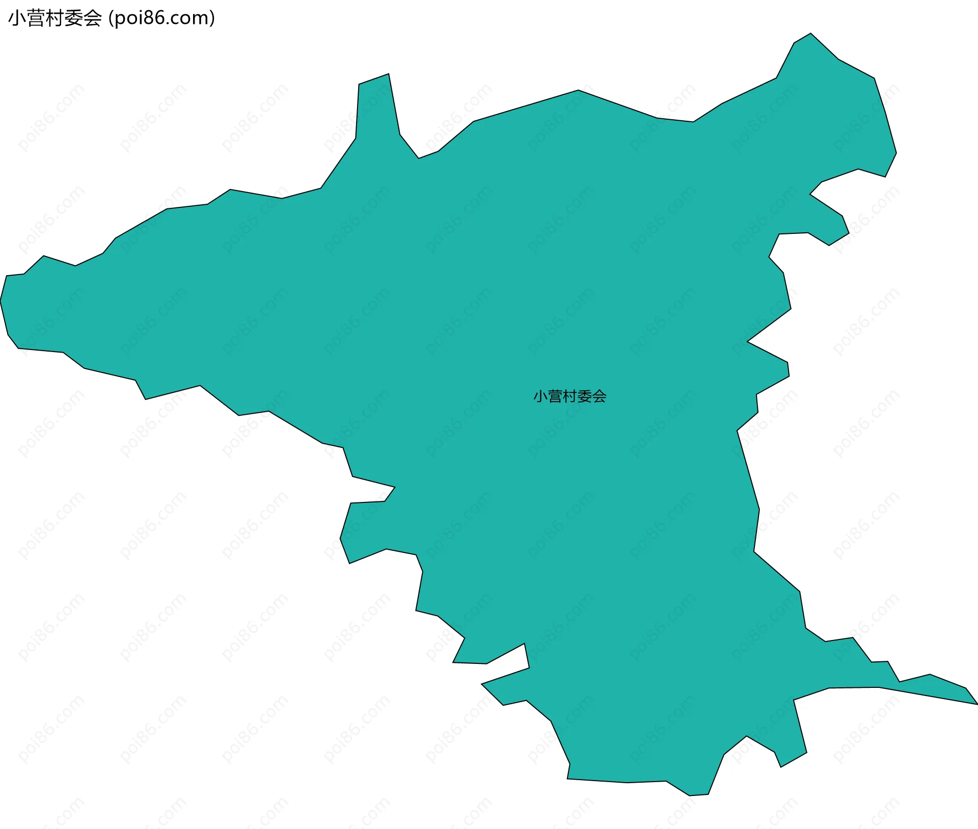 小营村委会边界地图