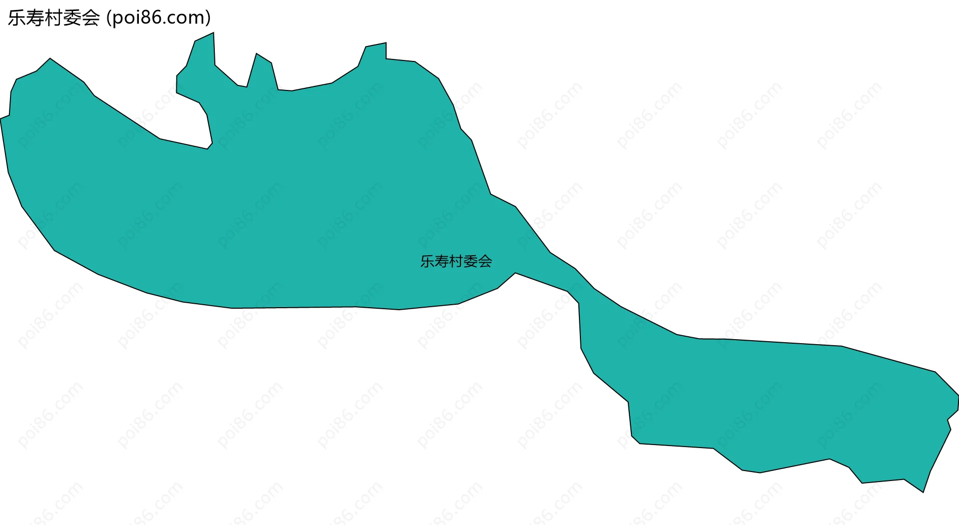 乐寿村委会边界地图