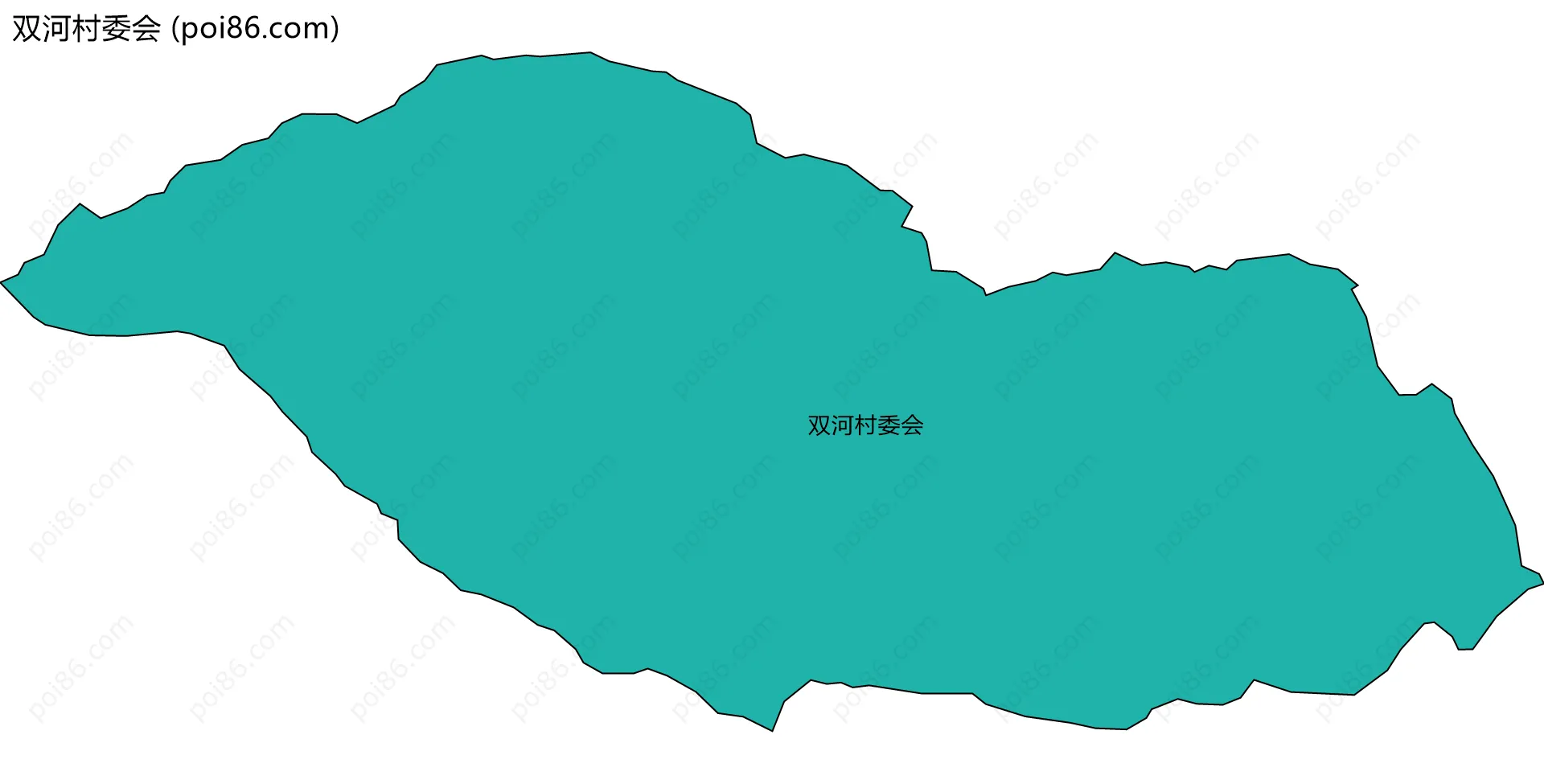 双河村委会边界地图