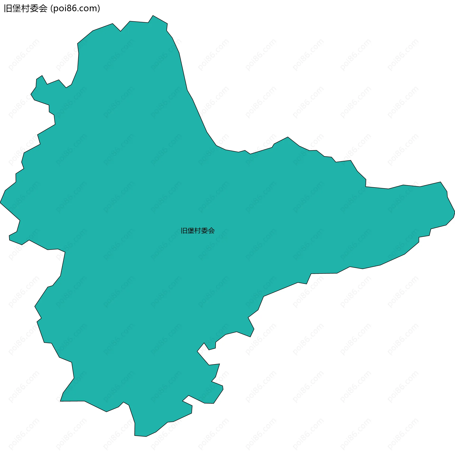 旧堡村委会边界地图