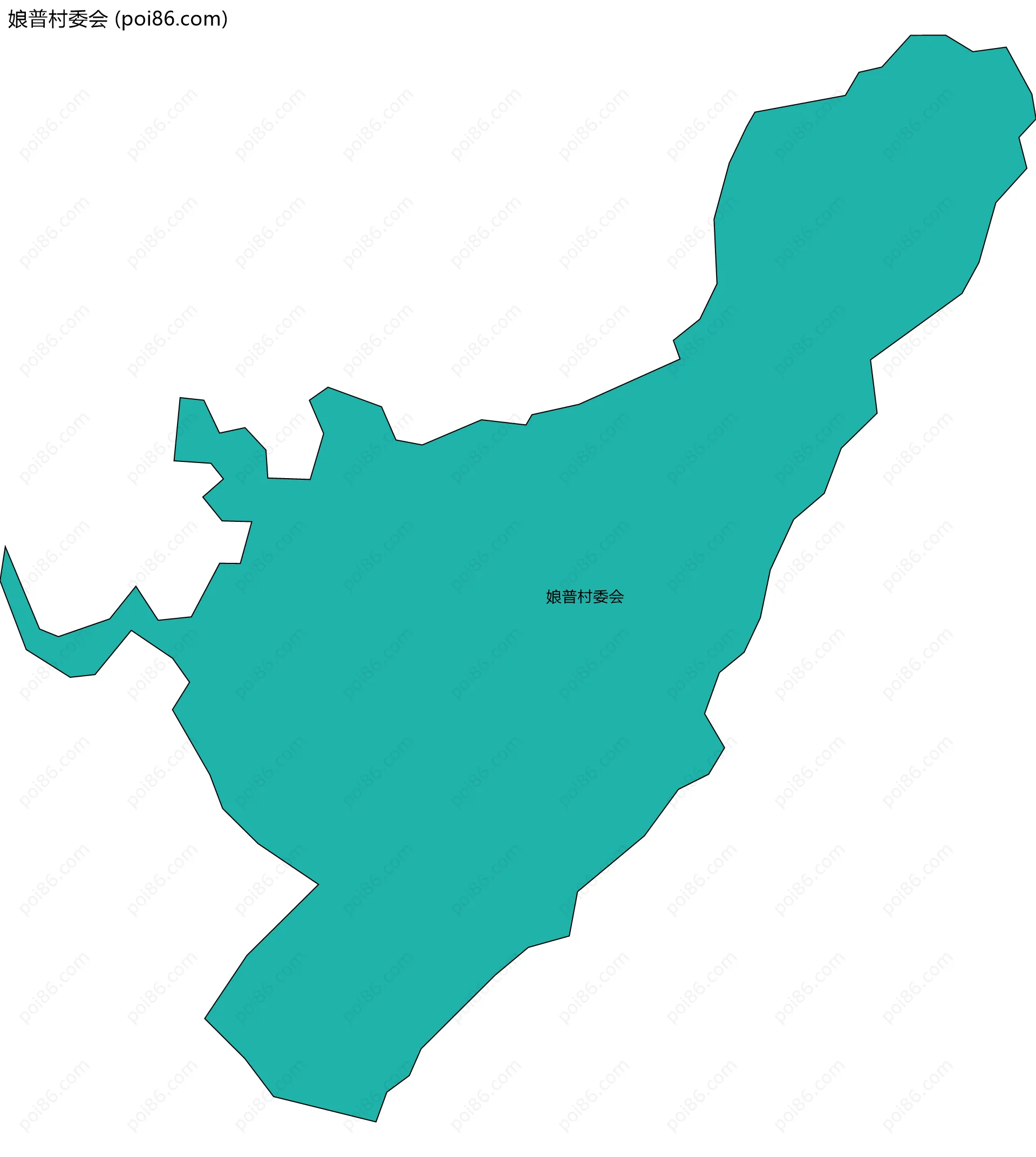 娘普村委会边界地图