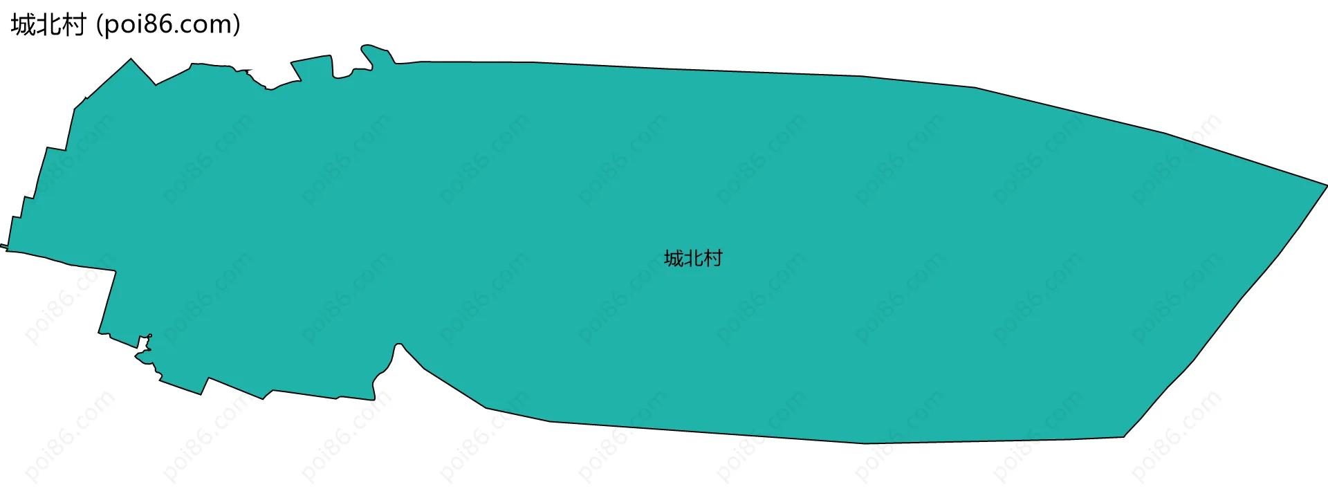 城北村边界地图