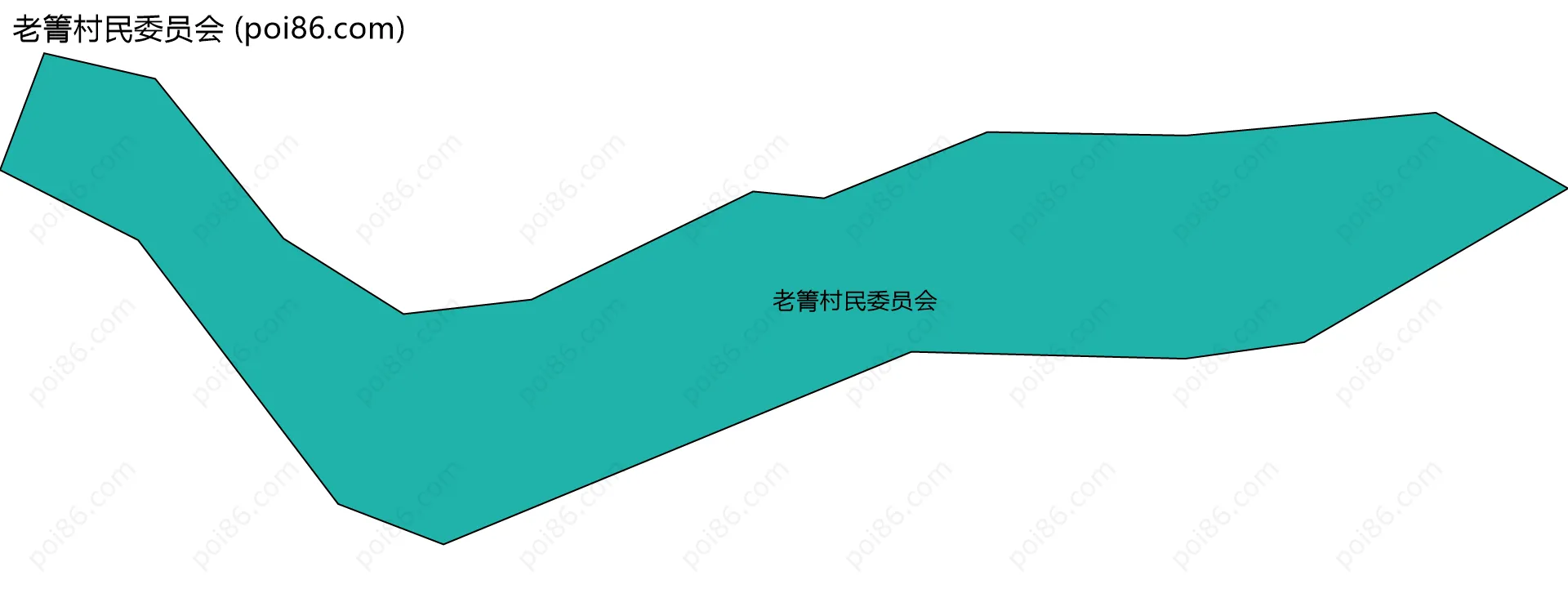 老箐村民委员会边界地图