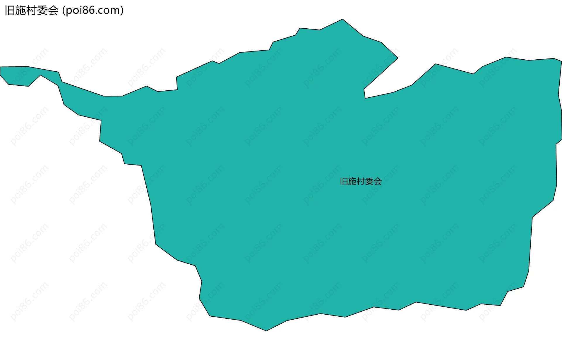 旧施村委会边界地图