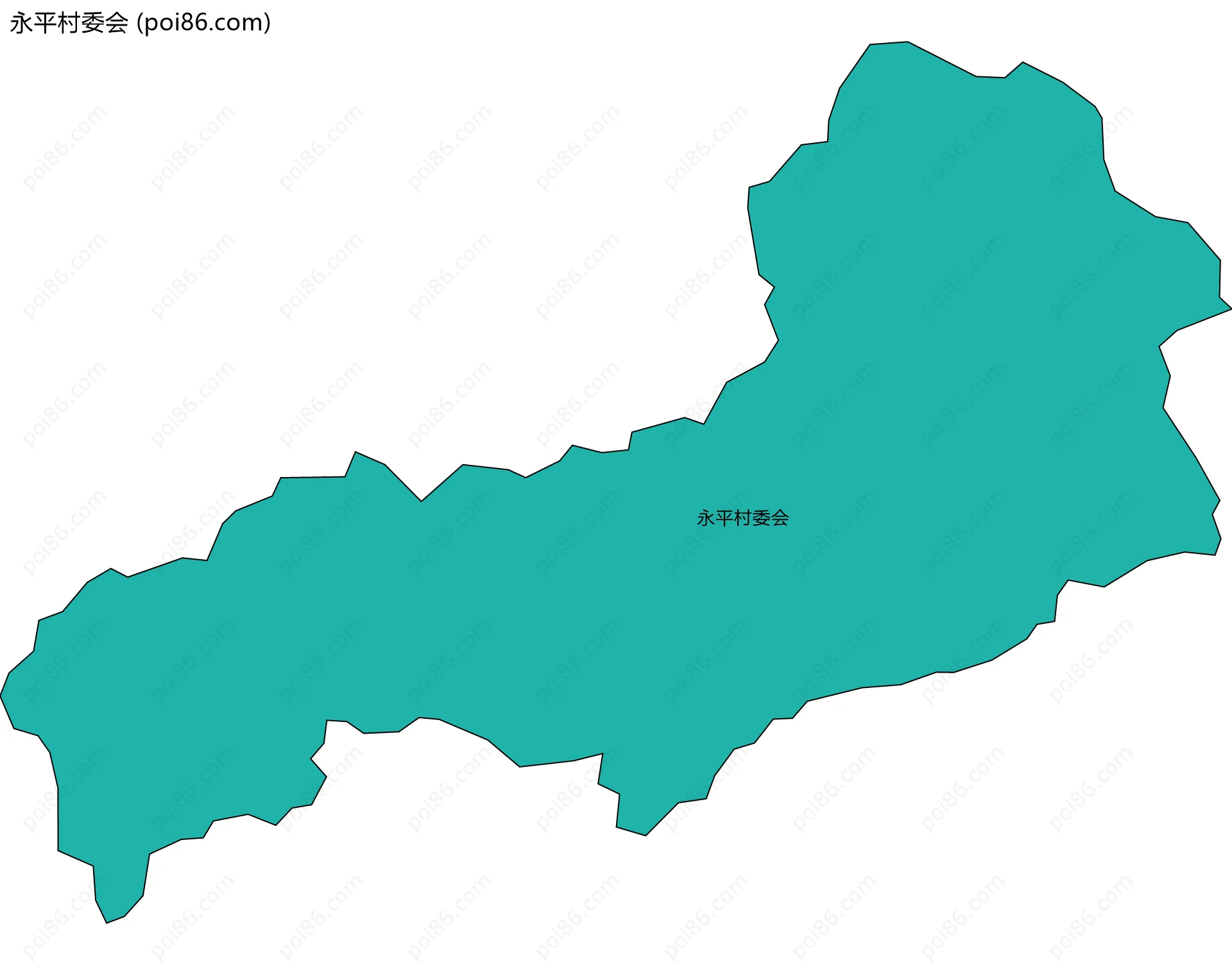 永平村委会边界地图