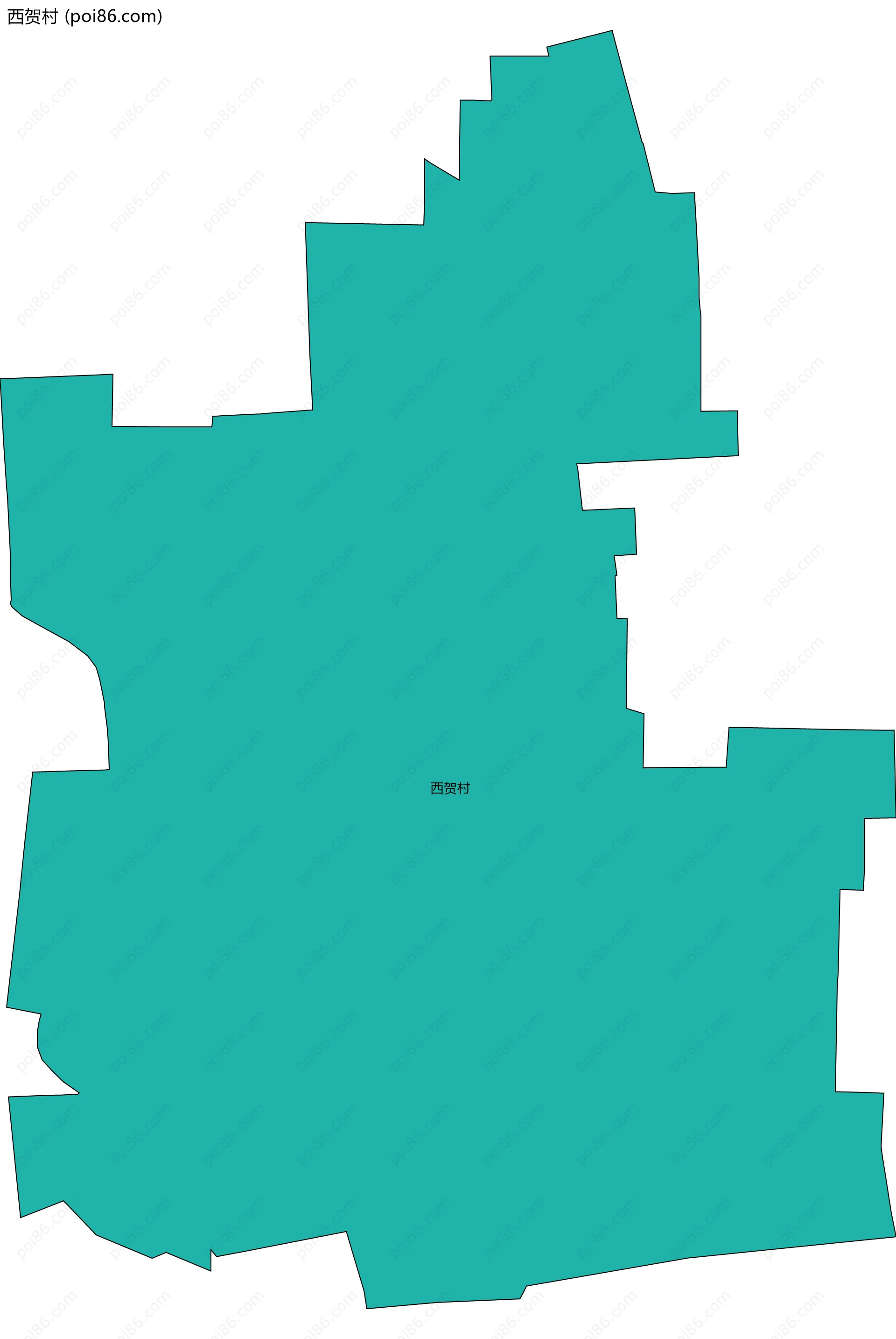 西贺村边界地图