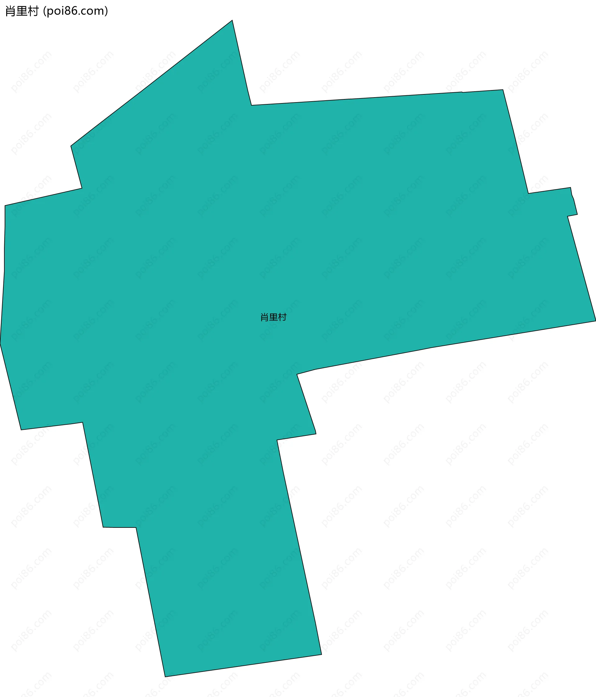 肖里村边界地图