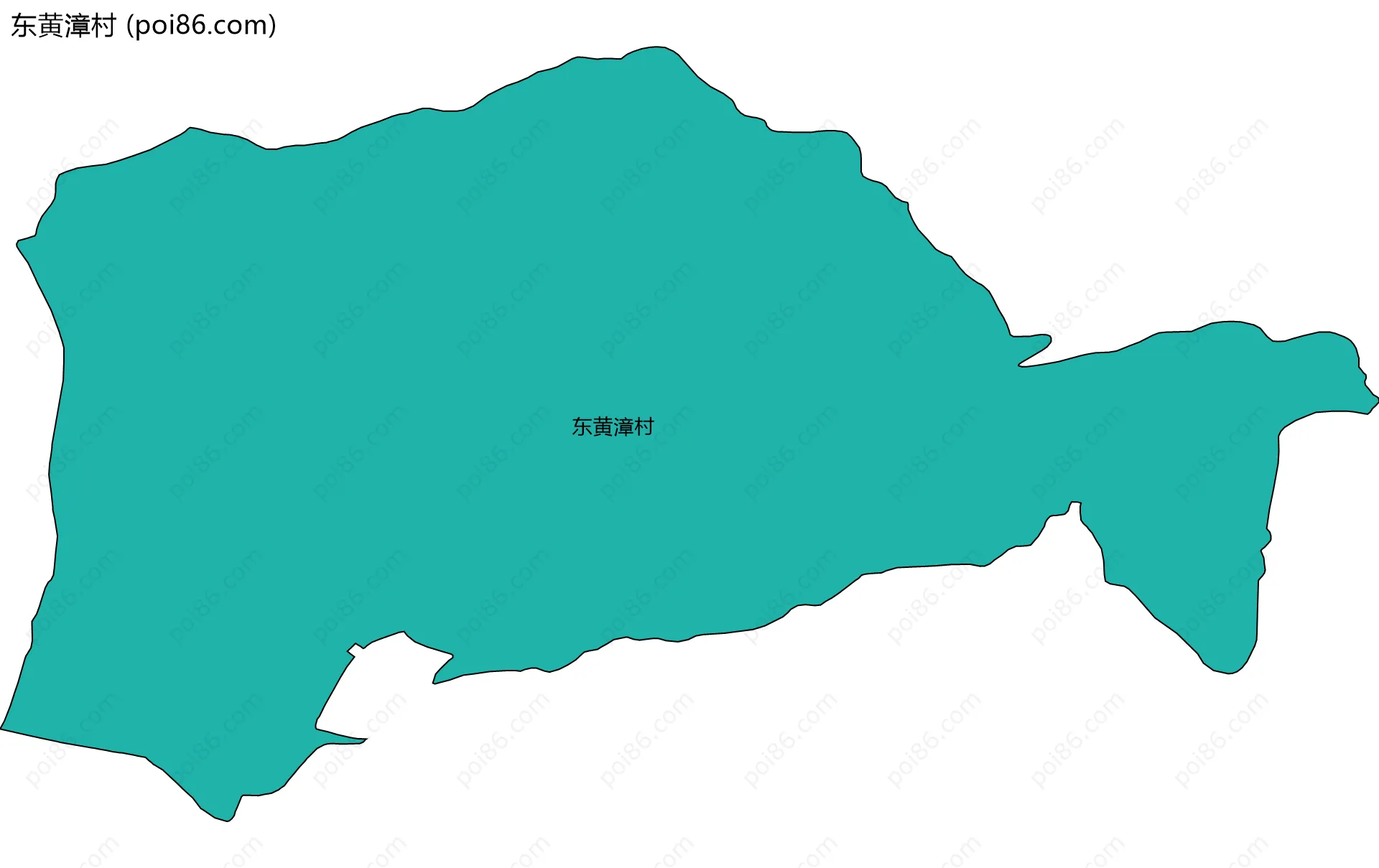 东黄漳村边界地图