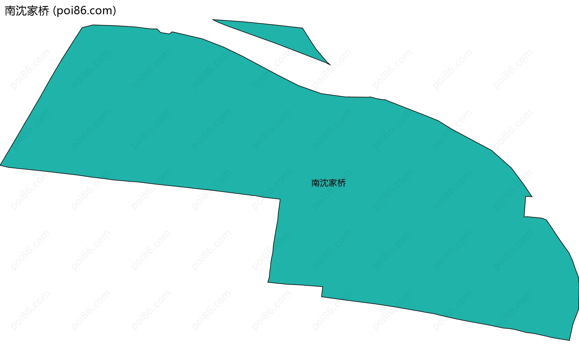 南沈家桥边界地图