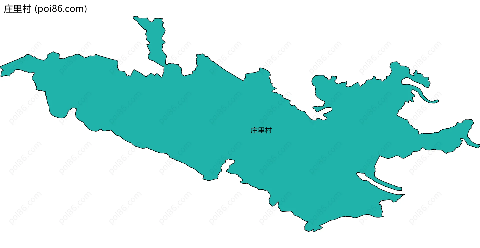 庄里村边界地图