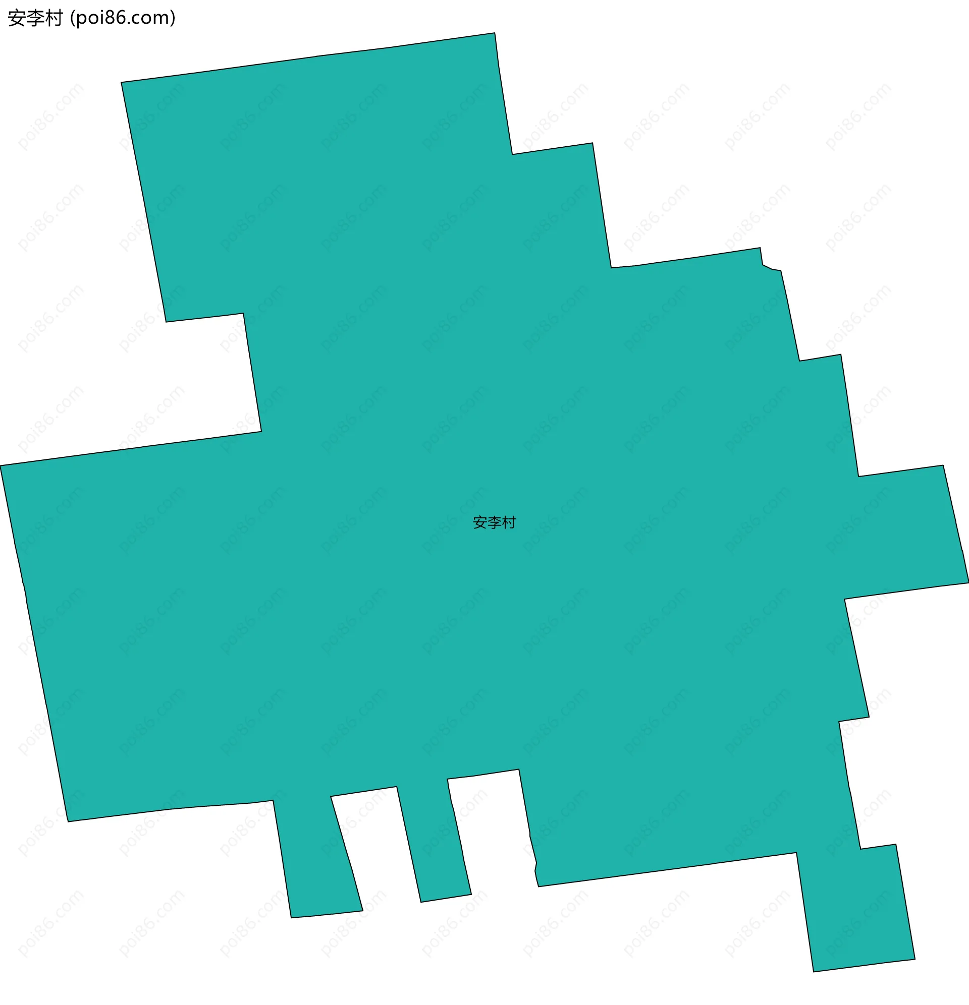 安李村边界地图