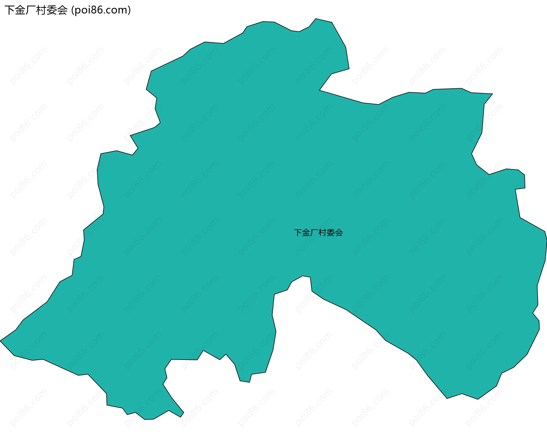 下金厂村委会边界地图