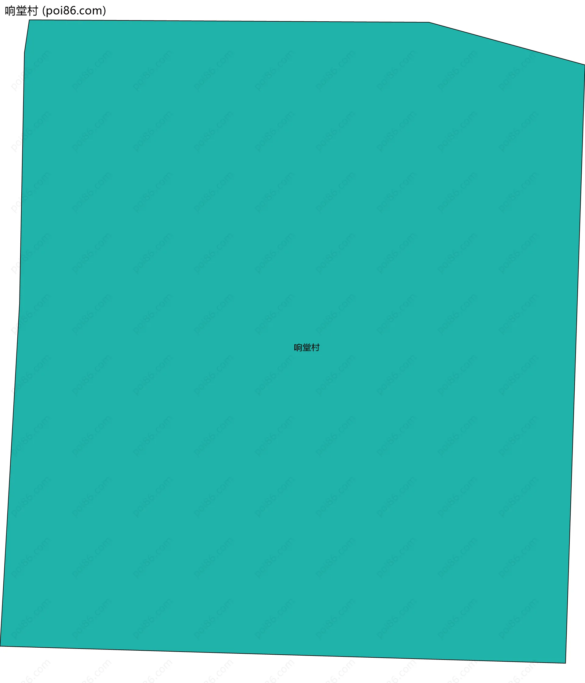 响堂村边界地图