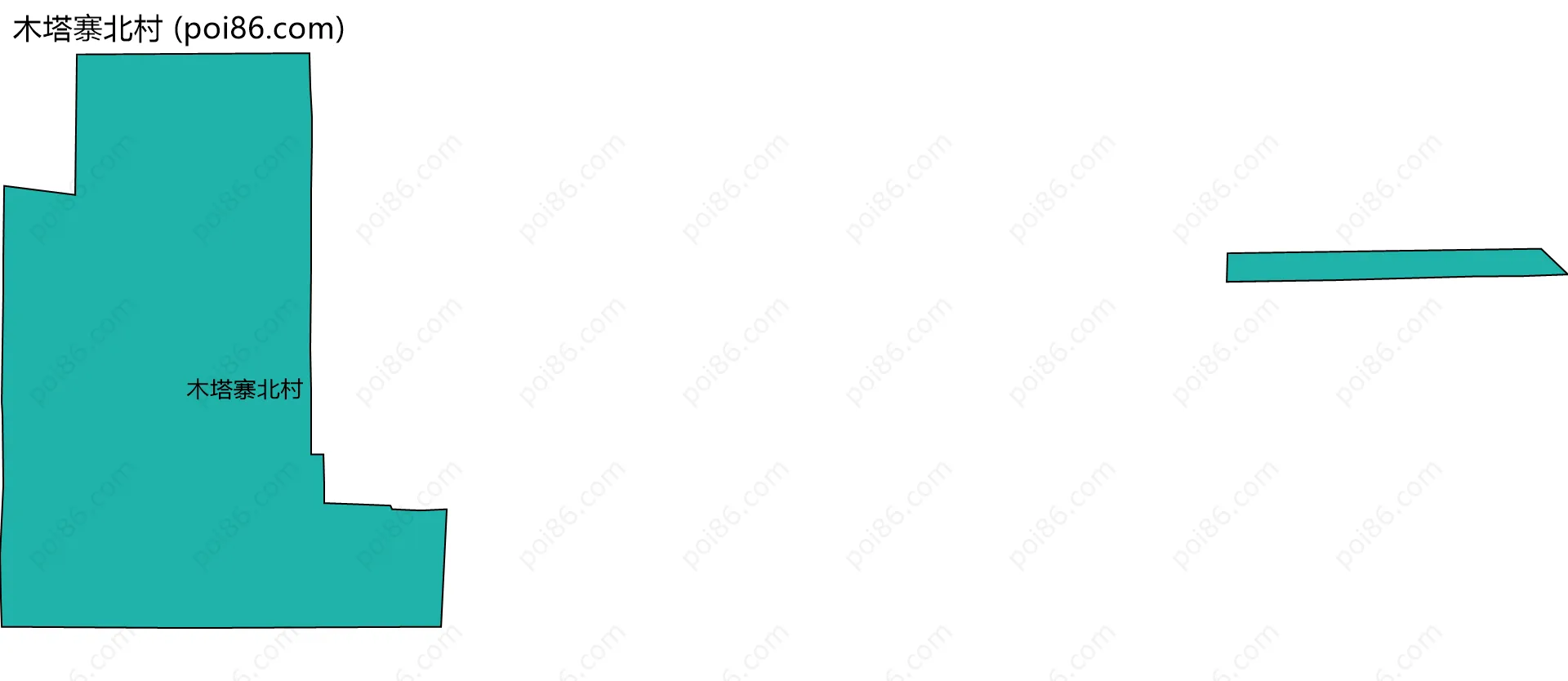 木塔寨北村边界地图