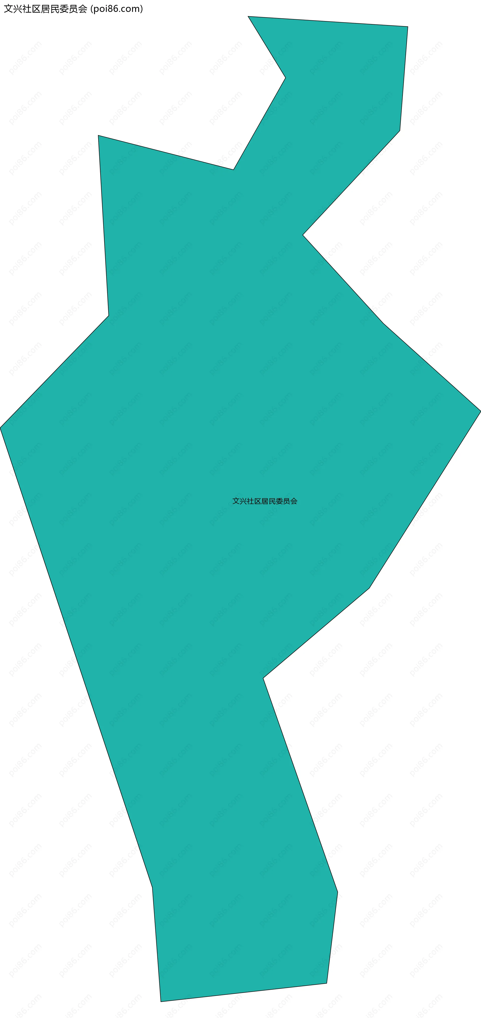 文兴社区居民委员会边界地图