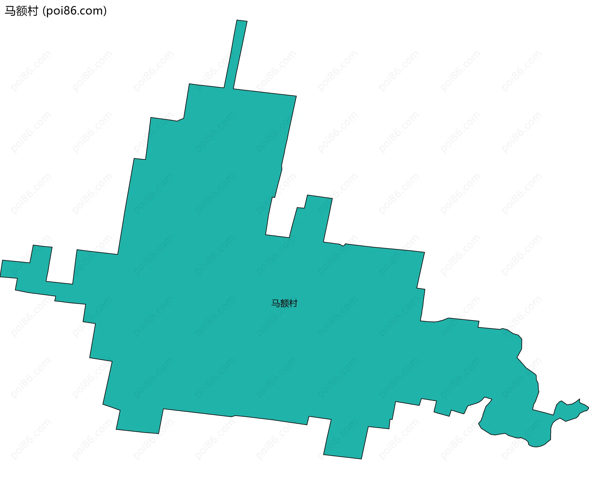 马额村边界地图
