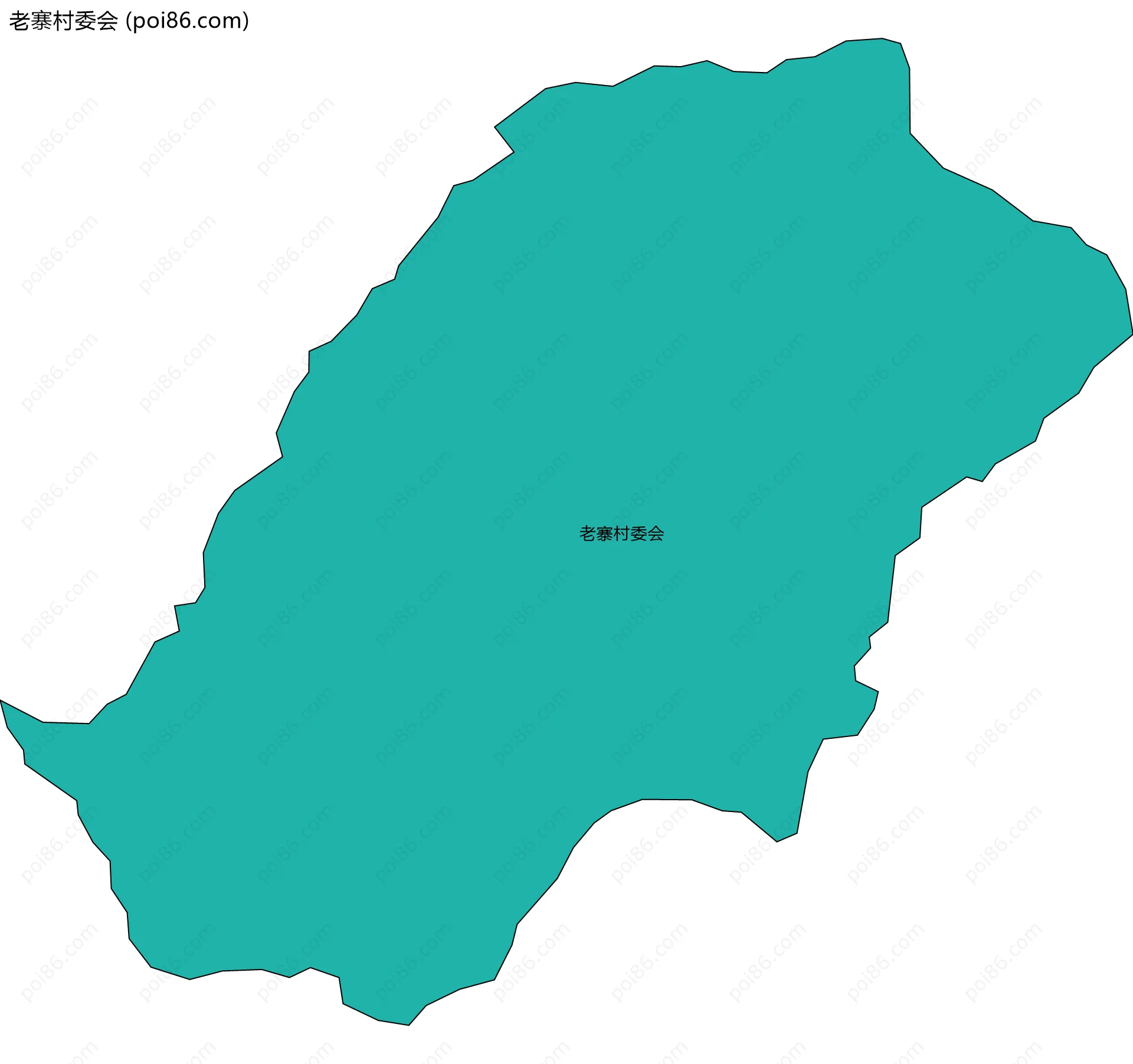 老寨村委会边界地图