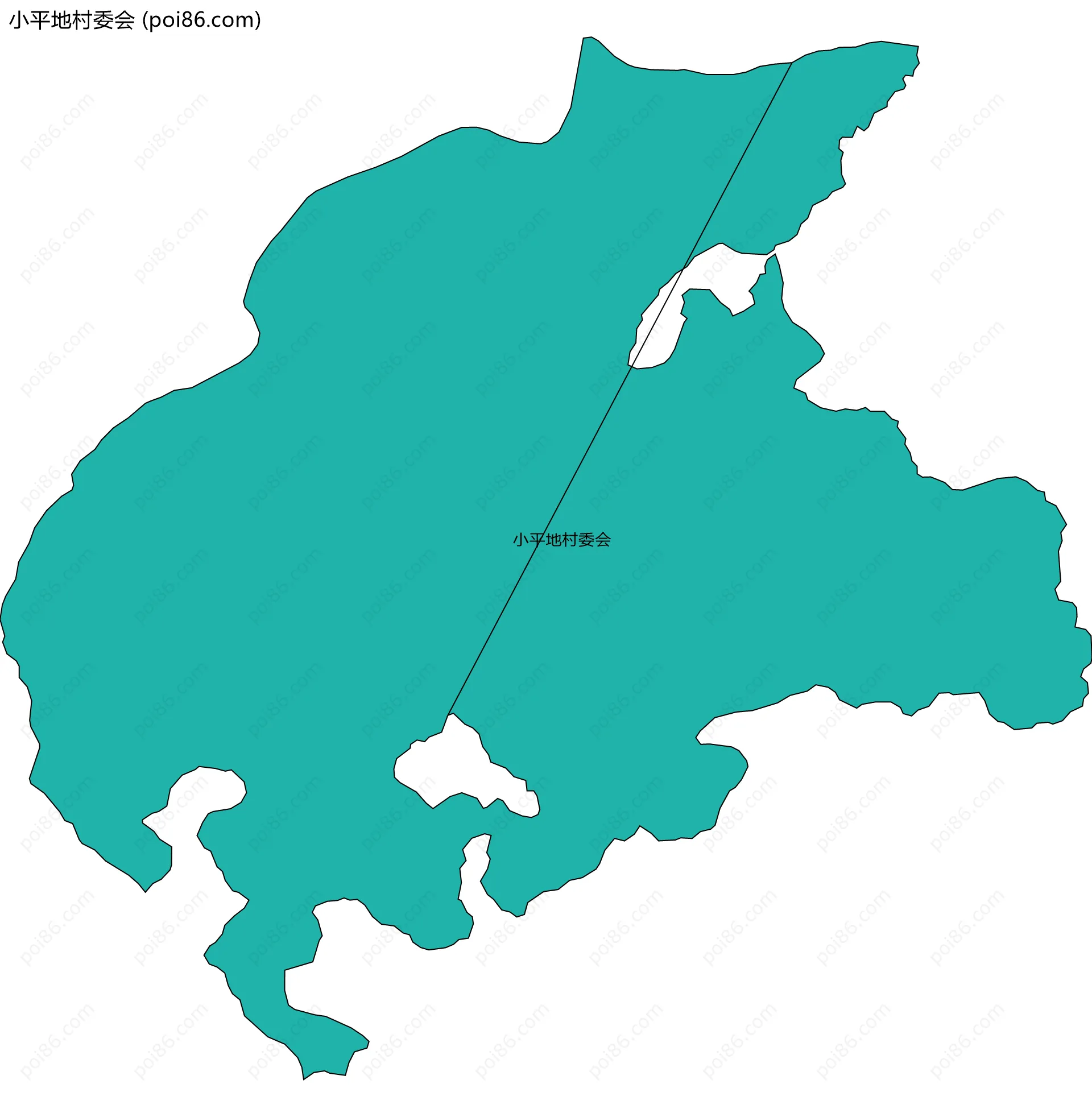 小平地村委会边界地图