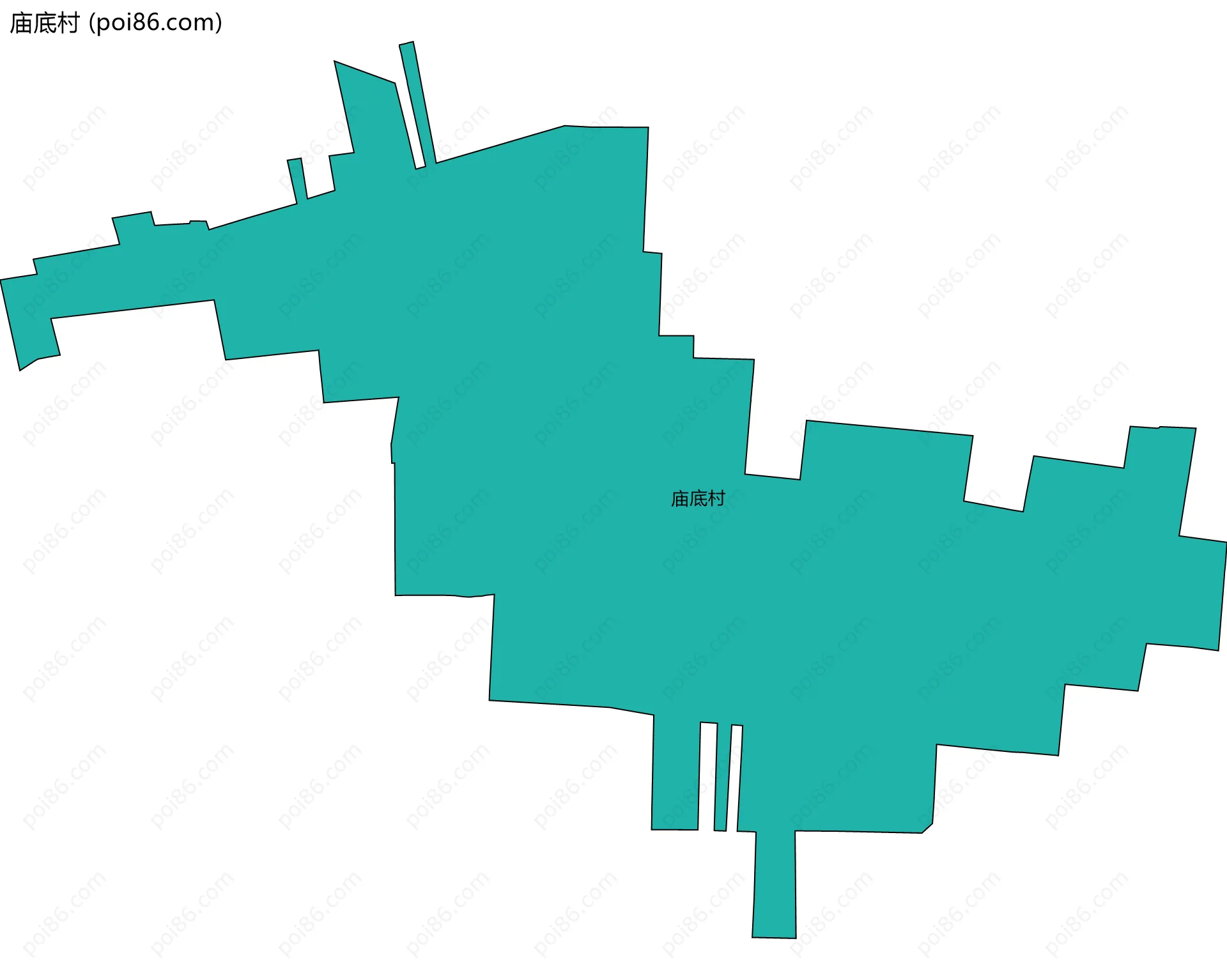 庙底村边界地图