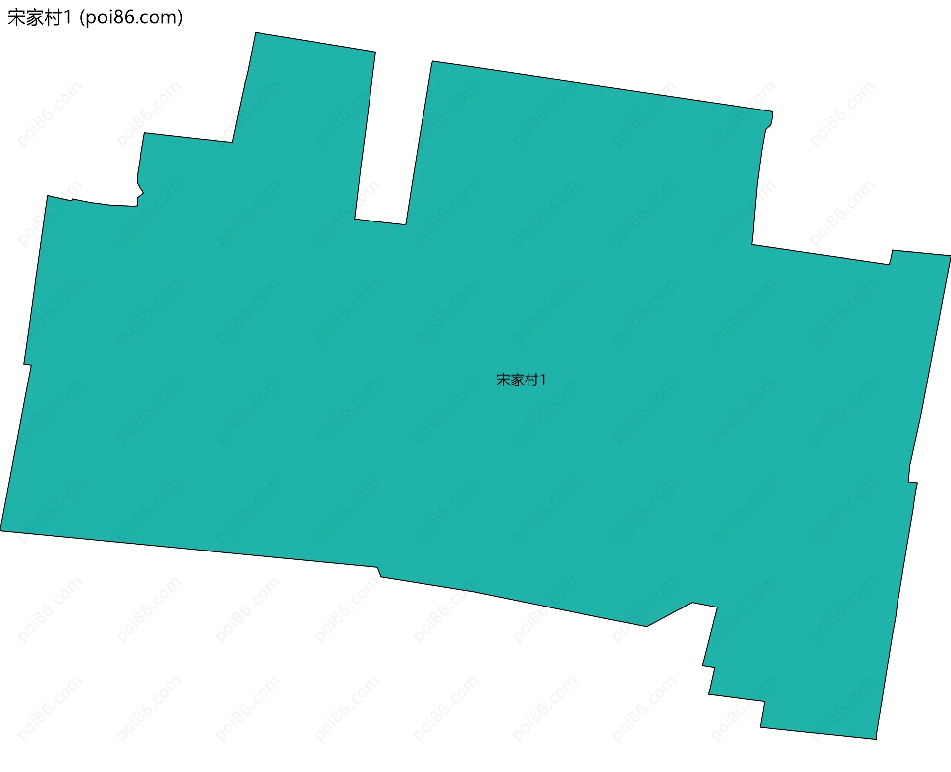 宋家村1边界地图