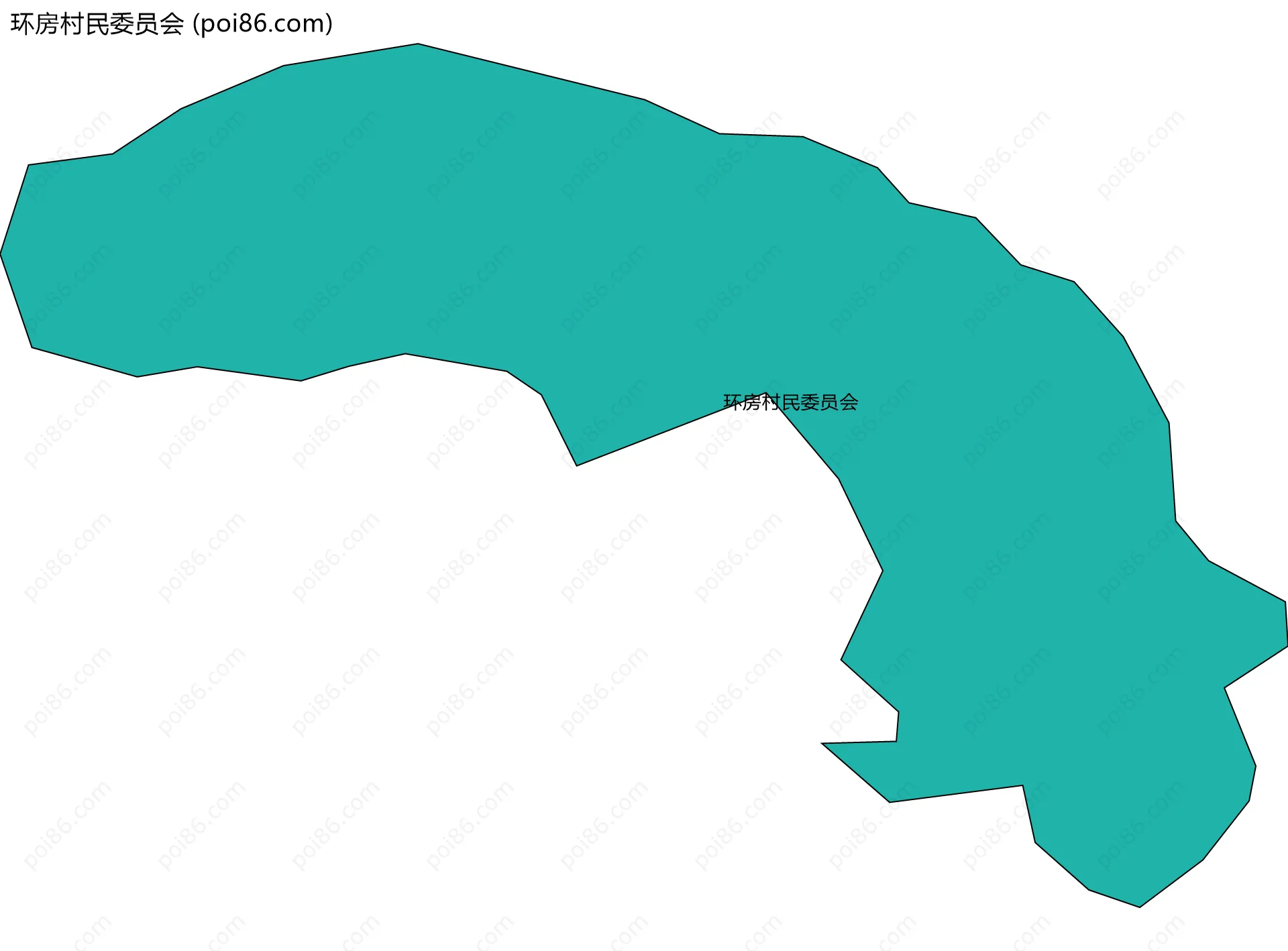 环房村民委员会边界地图
