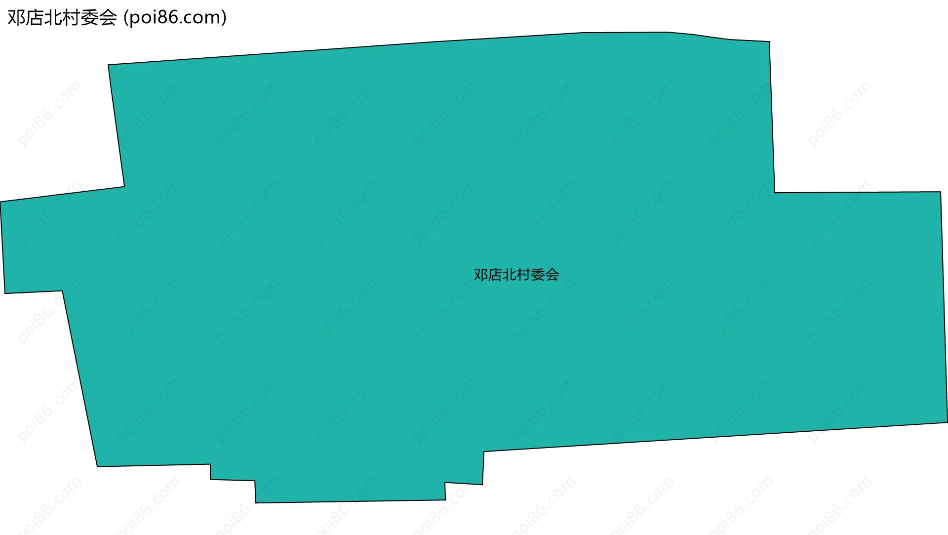 邓店北村委会边界地图