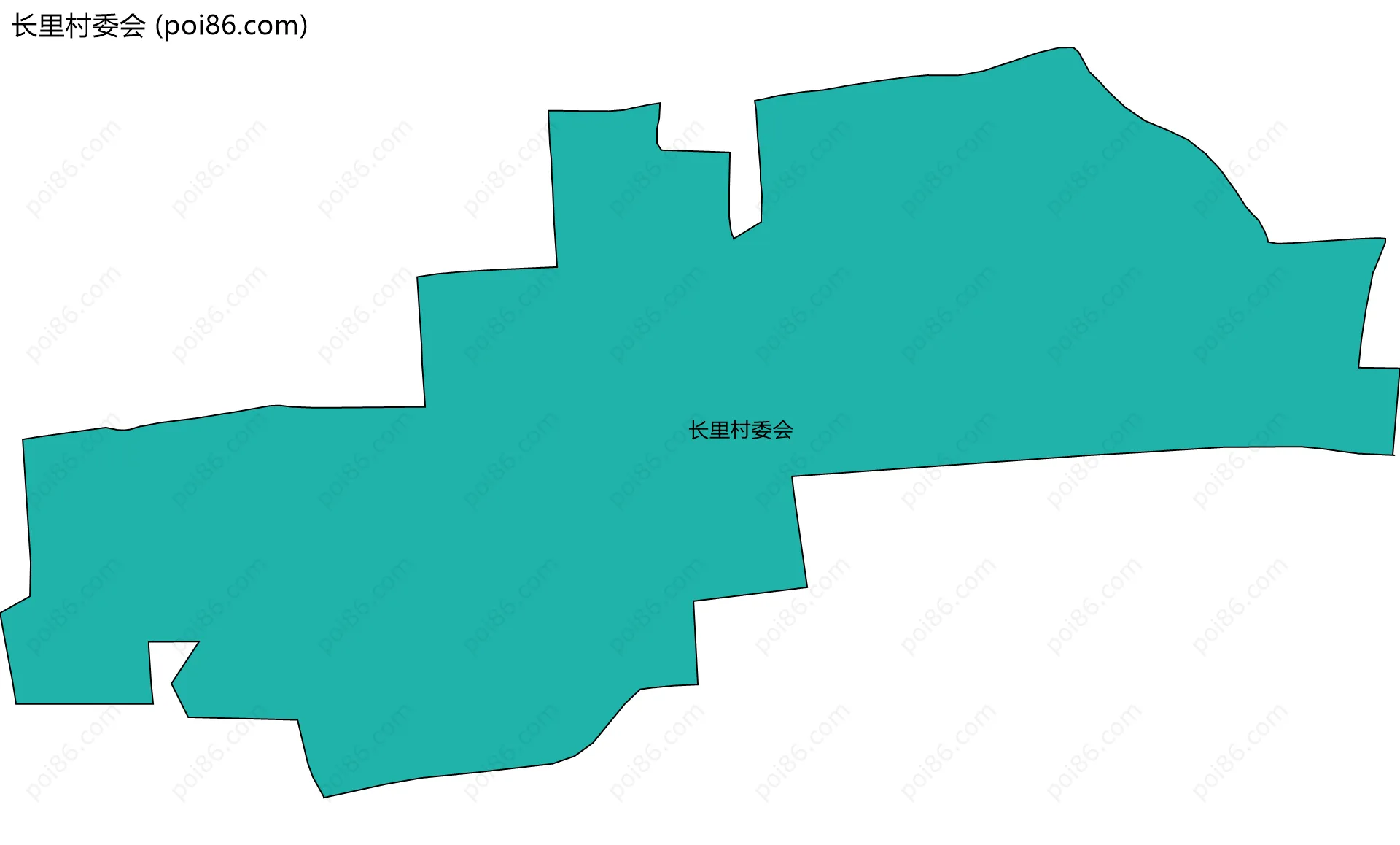 长里村委会边界地图