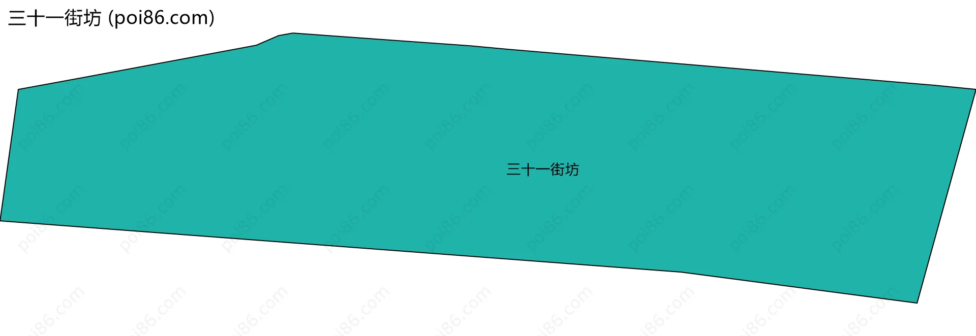 三十一街坊边界地图
