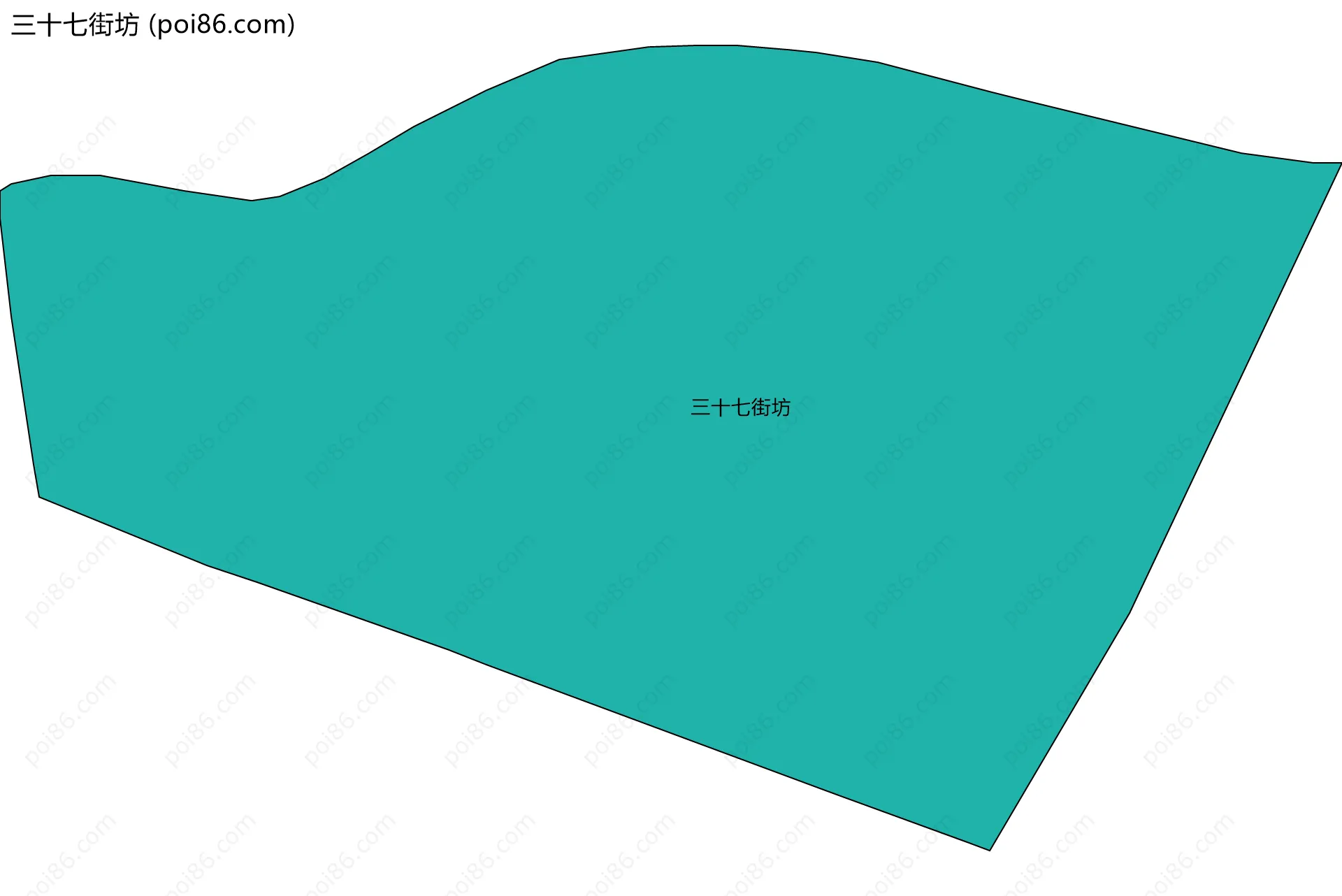 三十七街坊边界地图