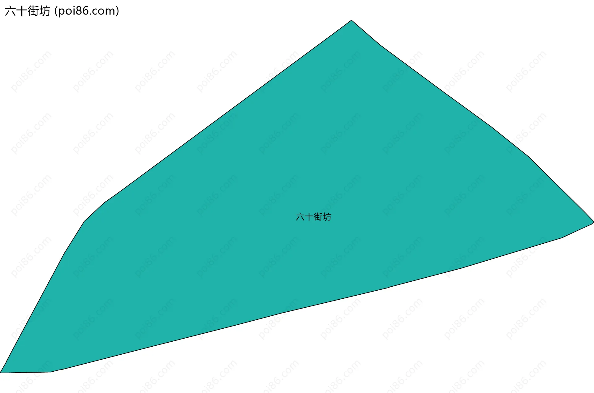 六十街坊边界地图