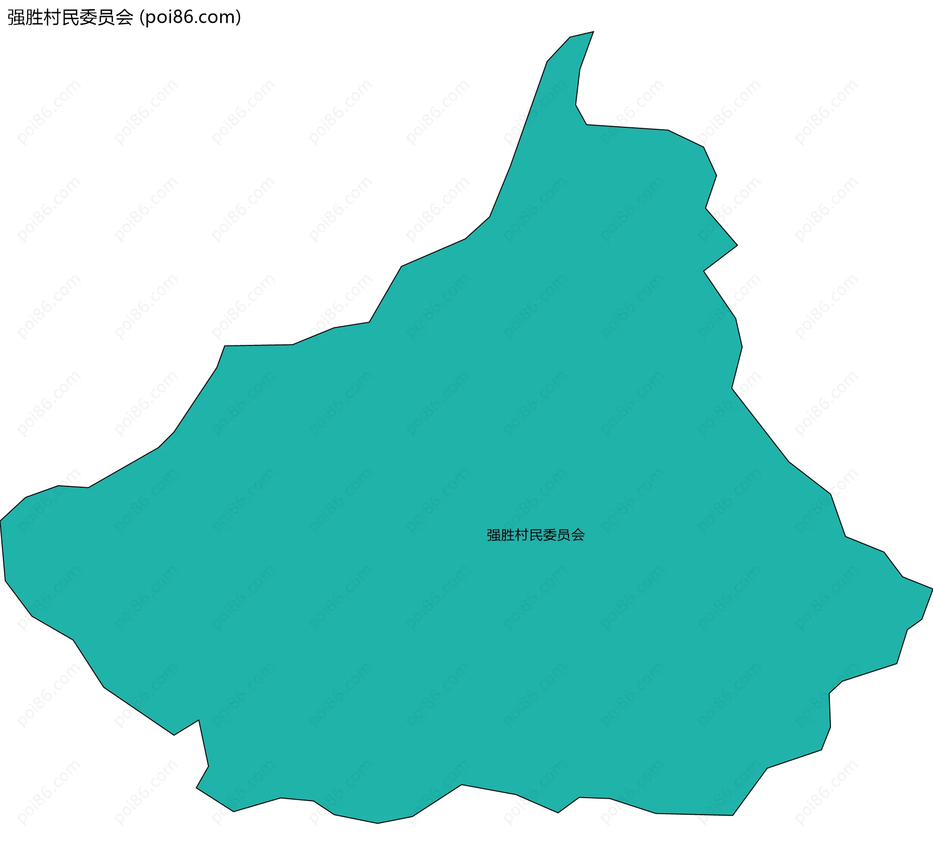 强胜村民委员会边界地图