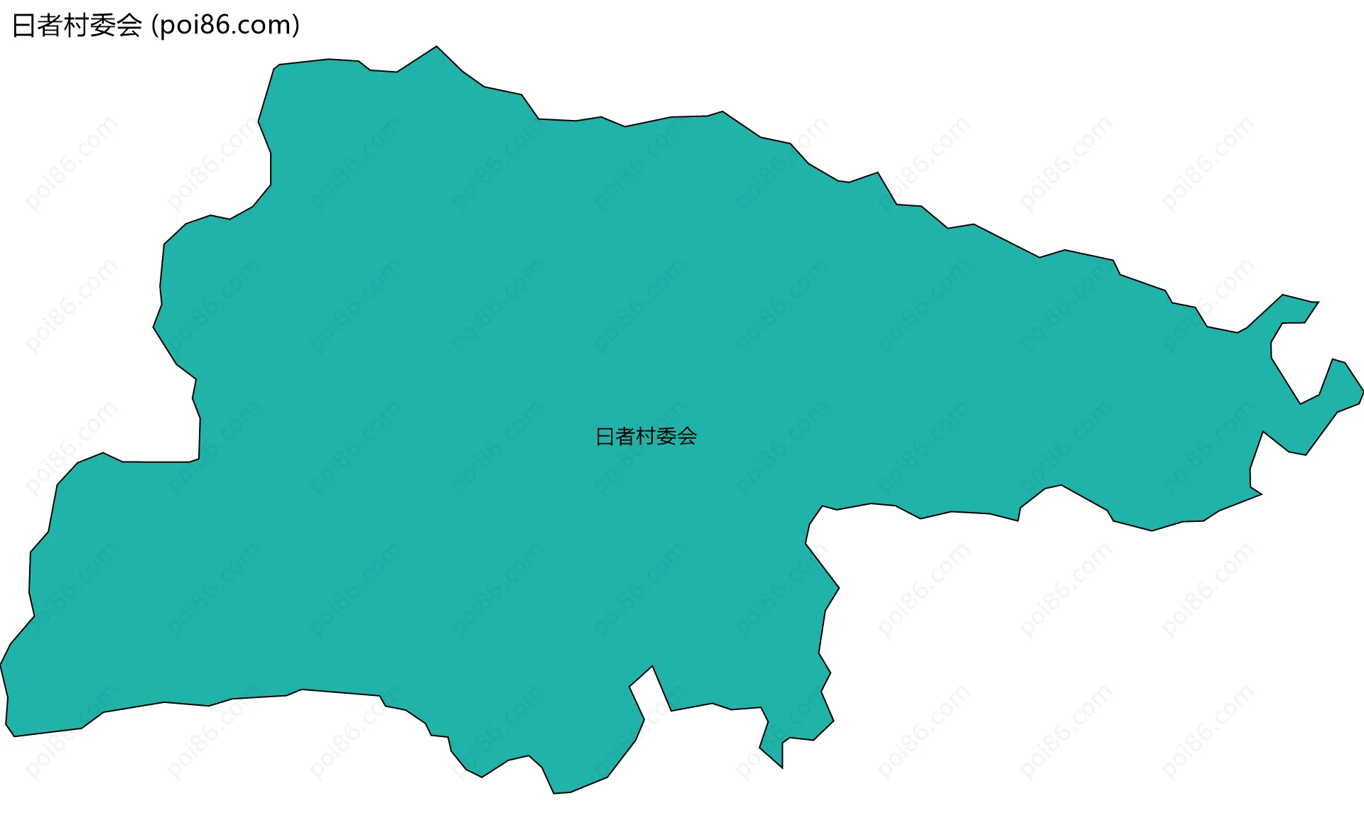 曰者村委会边界地图