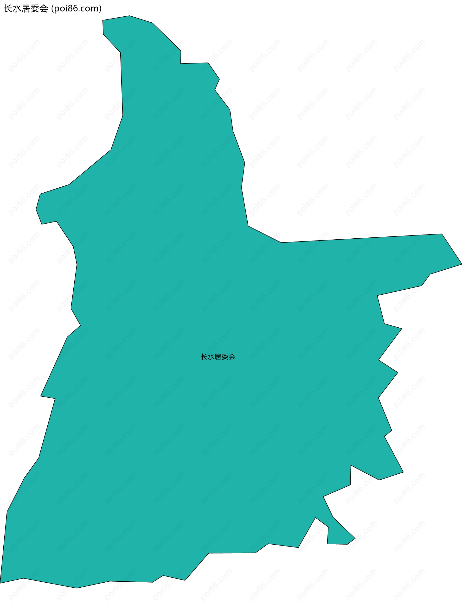 长水居委会边界地图