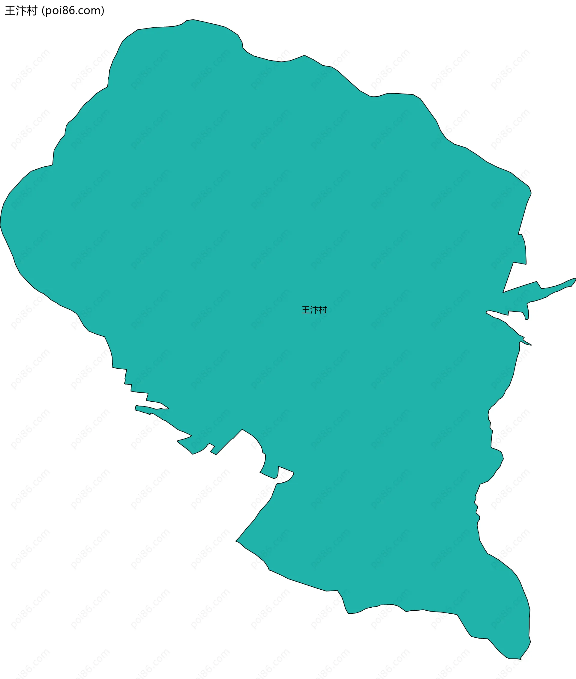 王汴村边界地图